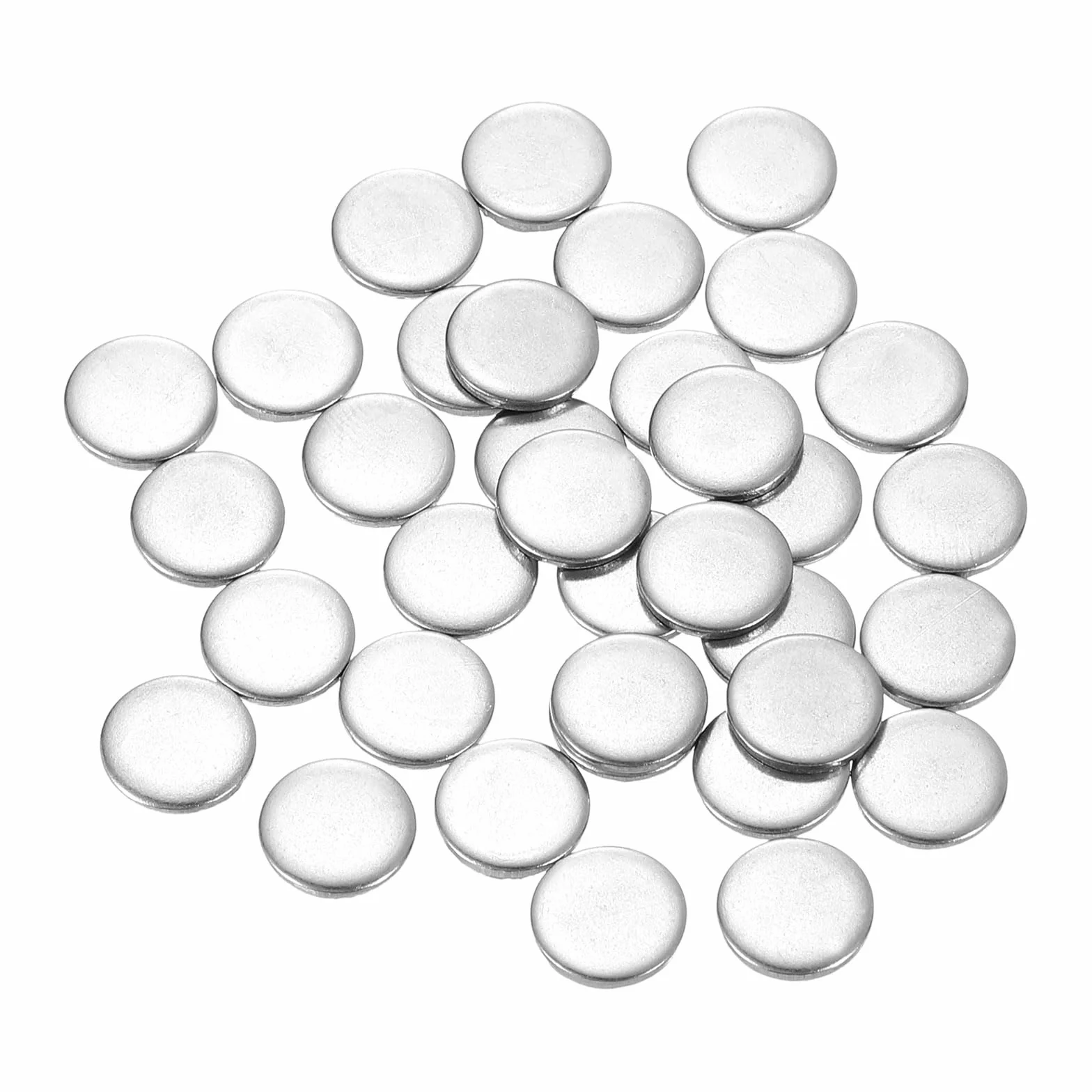 QUARKZMAN 100 sztuk krążków ze stali nierdzewnej, średnica 10 mm, grubość 1 mm, stal nierdzewna 304, płaskie, okrągłe, okrągłe, okrągłe, do rzemiosła, tłoczenia metalu i produkcji biżuterii