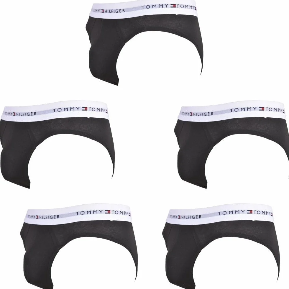 Tommy Hilfiger Majtki męskie, Wielokolorowy (czarny/czarny/czarny/czarny), M