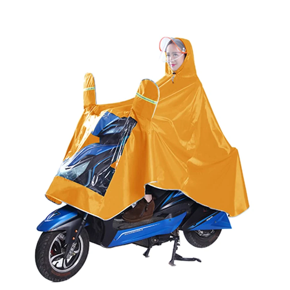 Płaszcz przeciwdeszczowy Multifunctoutdoors Rower/Ebike/motocykl/skuter Poncho przeciwdeszczowe z kapturem Płaszcz przeciwdeszczowy Peleryna(Unique Colour)