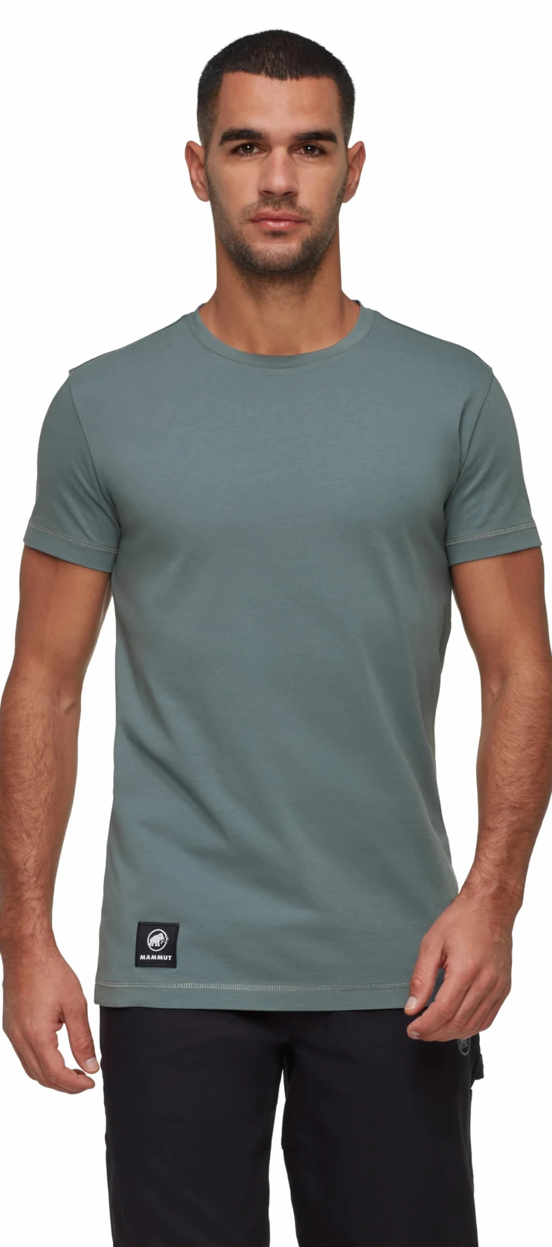 Mammut Massone Patch T-shirt z bawełny organicznej – męska lekka koszulka do wspinaczki, warstwowa, Warstwy, S