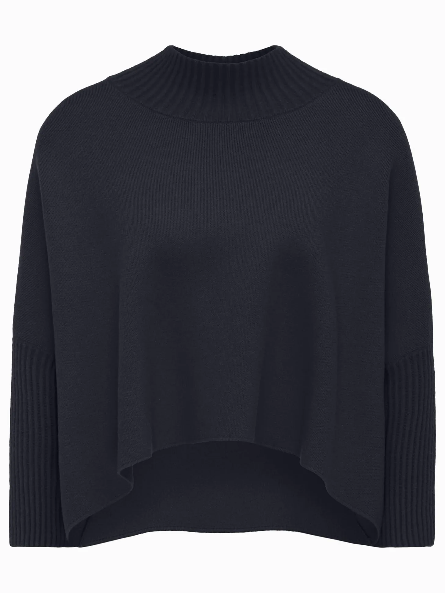 ApartFashion APART sweter oversize z wysokiej jakości materiału syntetycznego, niebieski (nachtblau), 44-46