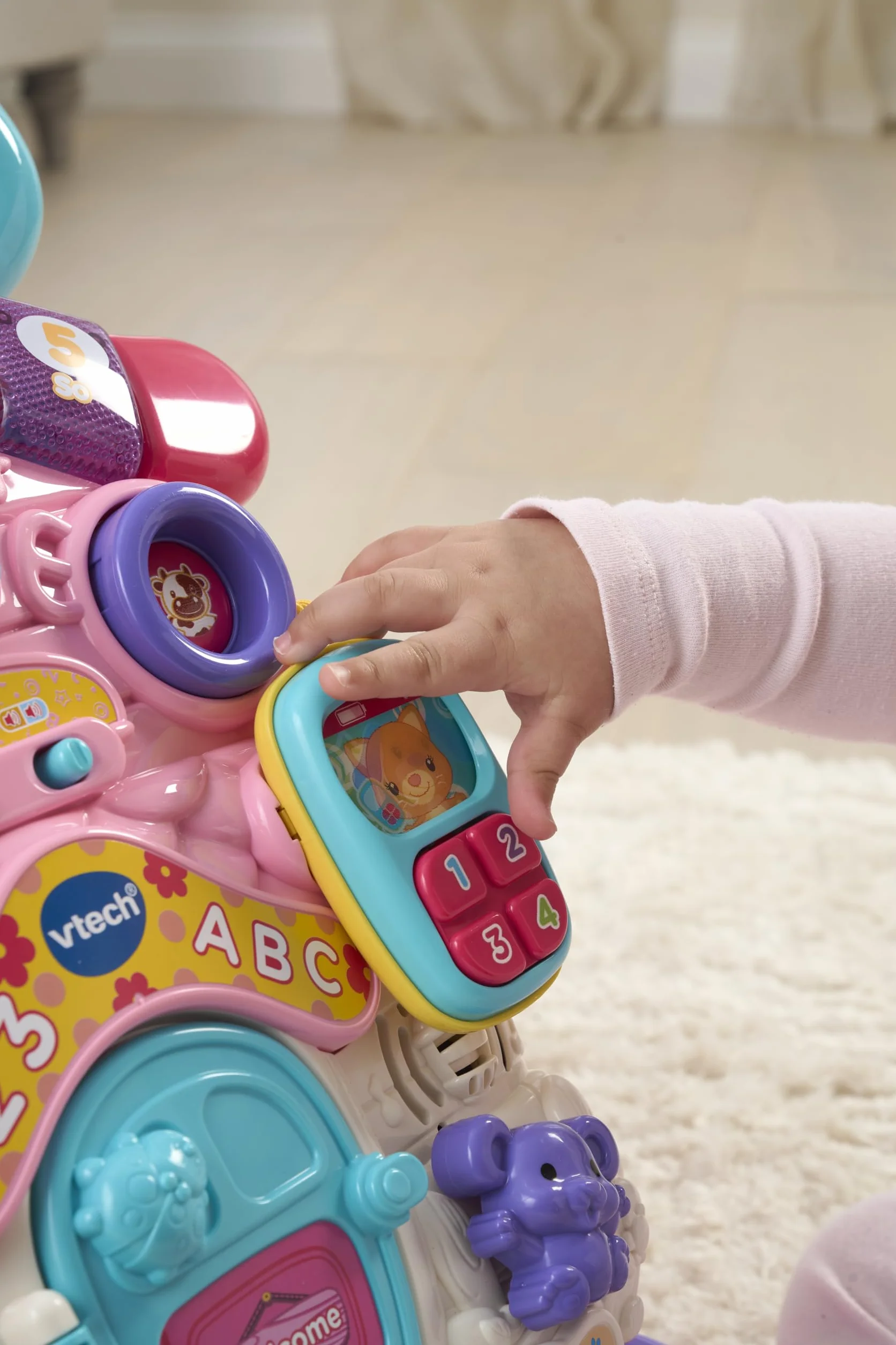 VTech 505653 chodzik dla niemowląt, różowy