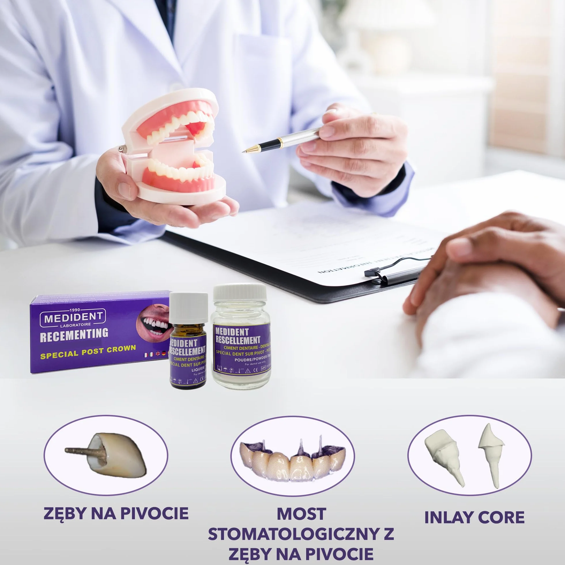 SPECJALNY CEMENT ZĘBY NA PIVOCIE