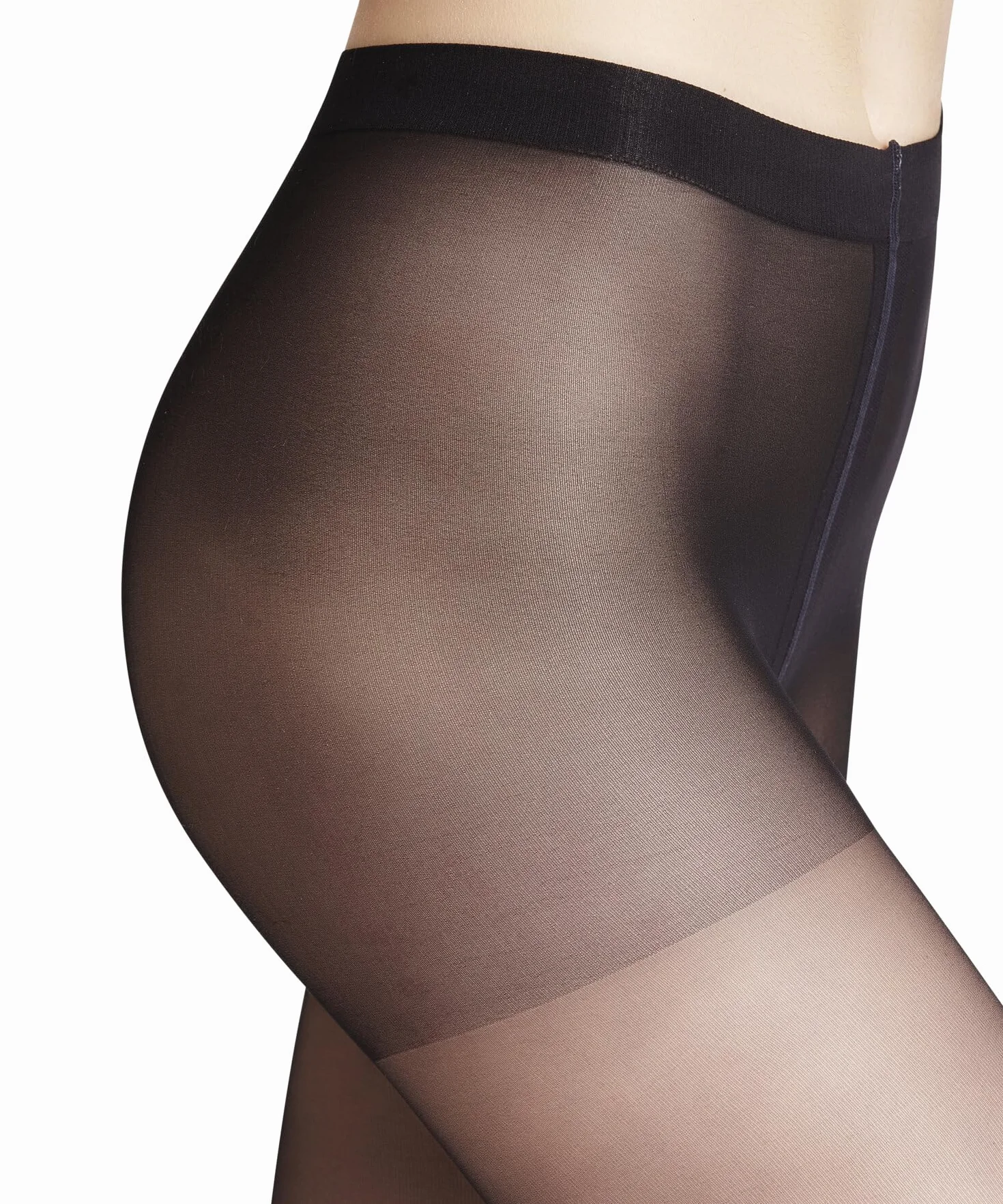 FALKE Kobiety Rajstopy Invisible Deluxe 8 DEN W Ti ultra transparentny przezroczyste jednokolorowe 1 Para, Czarny Black 3009, S