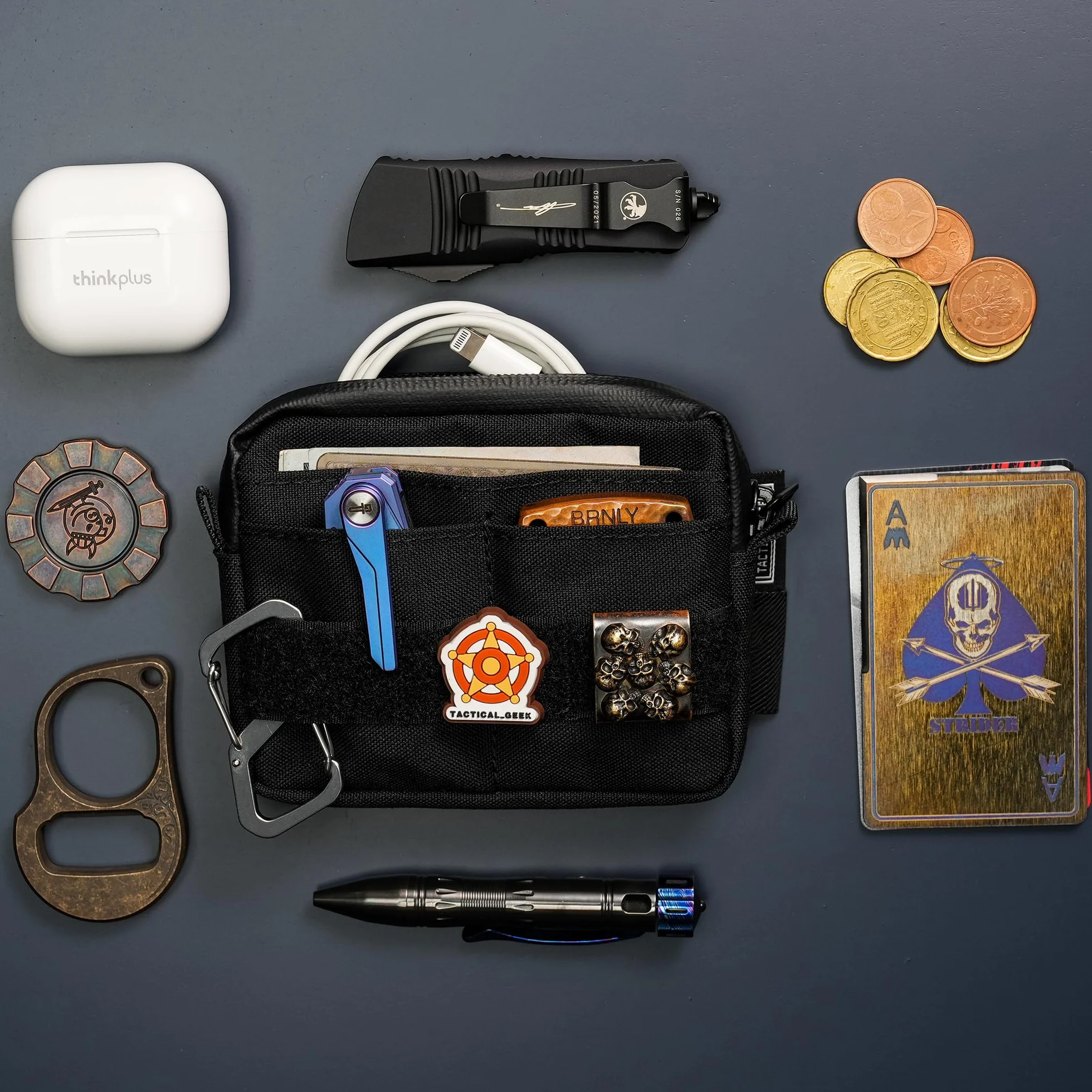TACTICAL GEEK Torba EDC Molle Organizer Cordura 500D TAC Narzędziowa