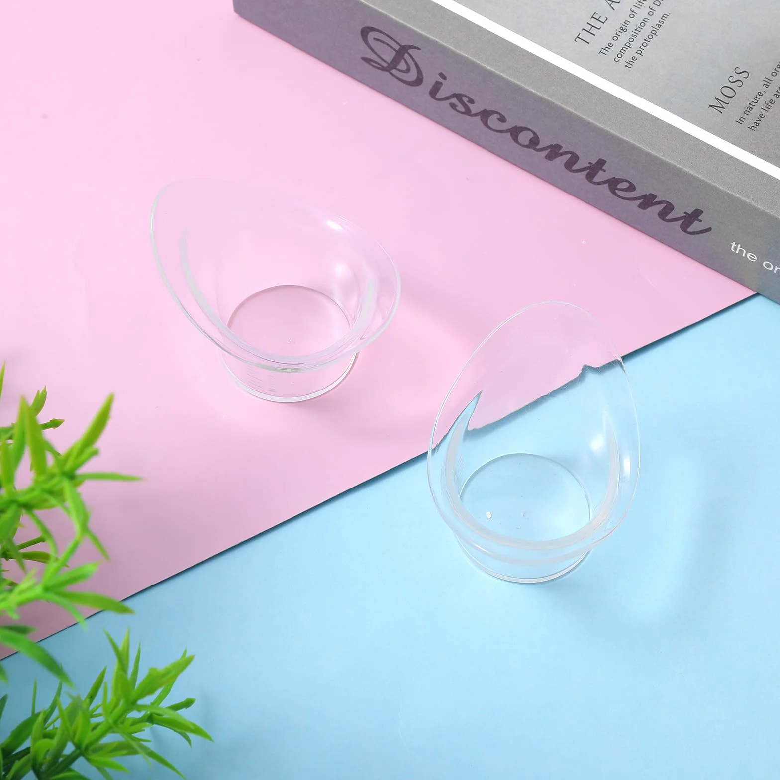 2 sztuki 8ml silikonowych kubków do kąpieli oczu, kubki do płukania oczu, miękkie miseczki do mycia oczu, prysznic do oczu, wielokrotnego użytku, wanna, przenośna wanna do kąpieli oczu do pielęgnacji