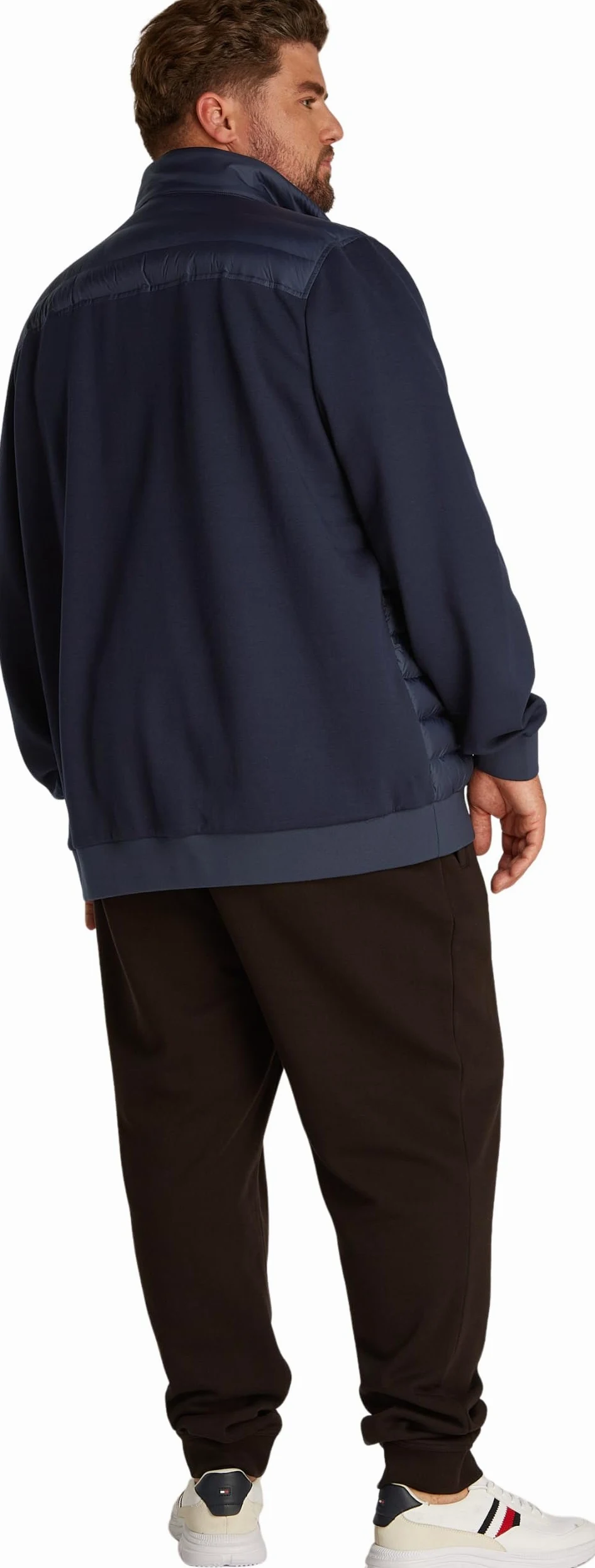 Tommy Hilfiger Bluza z zamkiem błyskawicznym Mężczyźni Bt-mix Stojak Na Media Cllr-b Mw0mw39138