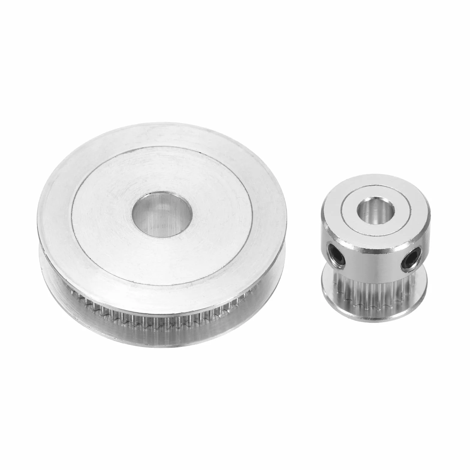 QUARKZMAN GT-2 koło synchroniczne 20 i 60 zębów 5&10 mm otwór, koło zębate ze stopu aluminium z 1 szt. długość 280 mm szerokość 6 mm pasek do drukarki 3D, maszyna CNC (20-60T-5i 10B-6)