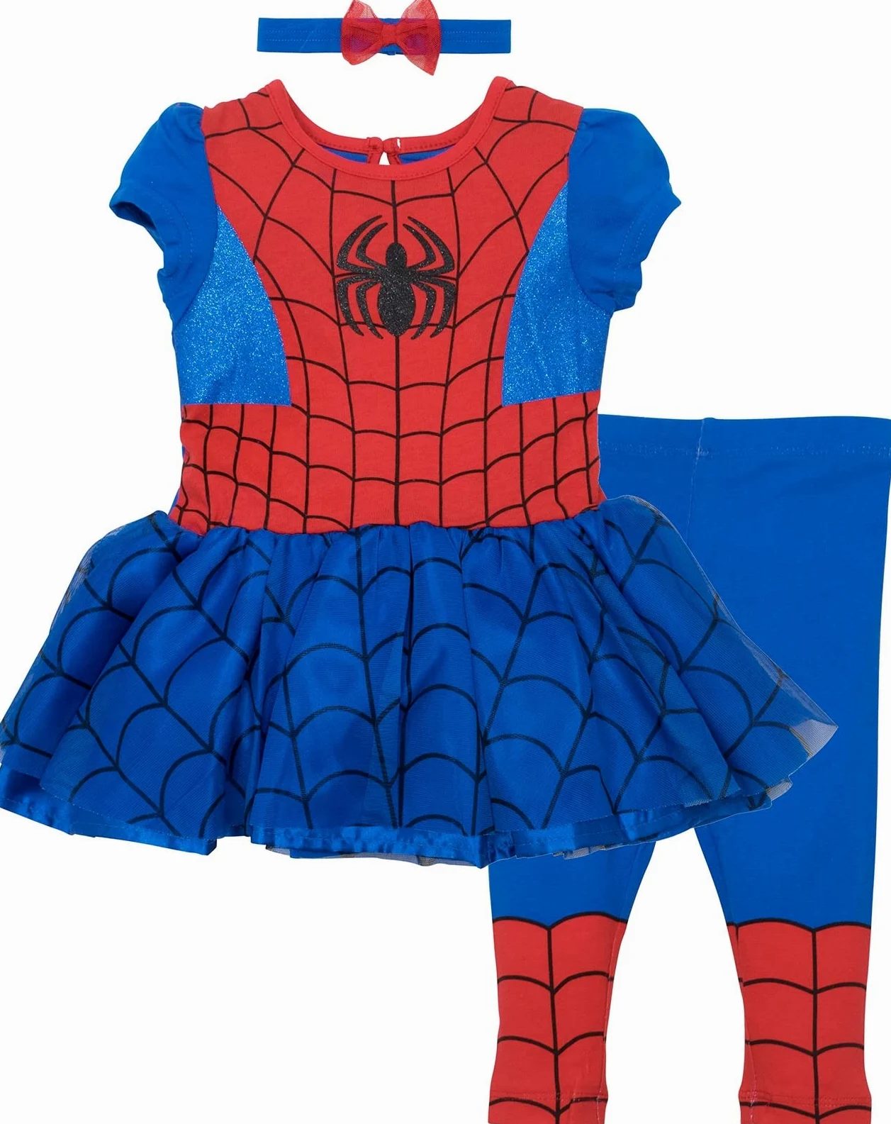 Marvel Kostium dla dziewczynek T-shirt i legginsy zestaw