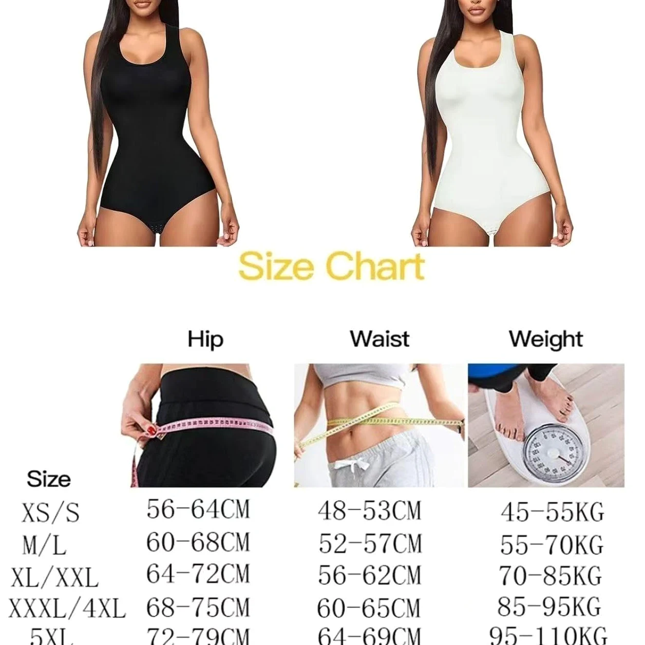 QHQQXN Odzież modelująca dla kobiet Body wyszczuplają brzuch Bezszwowe body wyszczuplają talię