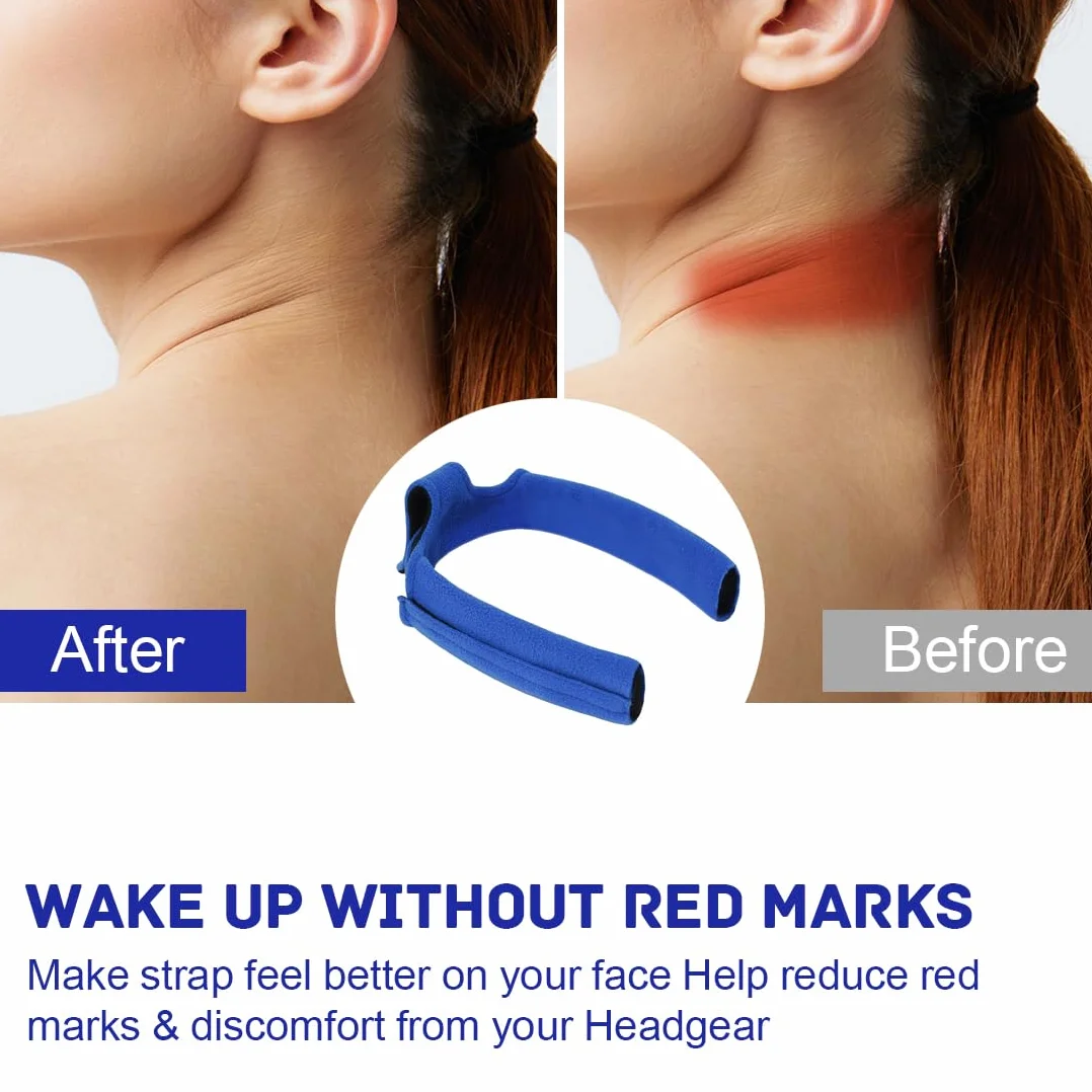 CPAP Neck Pad CPAP poduszka na kark CPAP maska nakrycie głowy, uniwersalny rozmiar dla spokojnego snu (1 szt.)