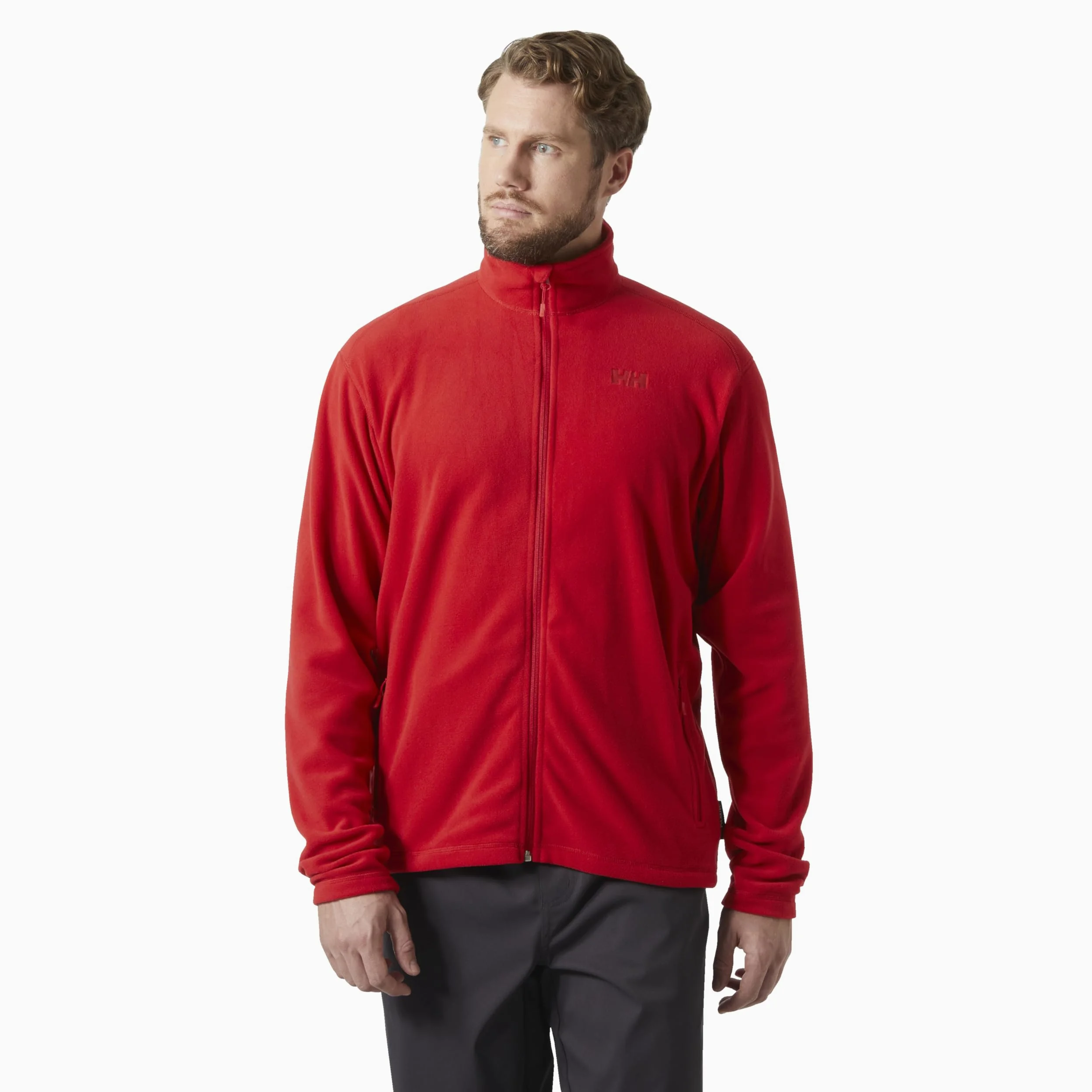 Helly Hansen Mens Daybreaker Fleece Jacket, Red, 2XL