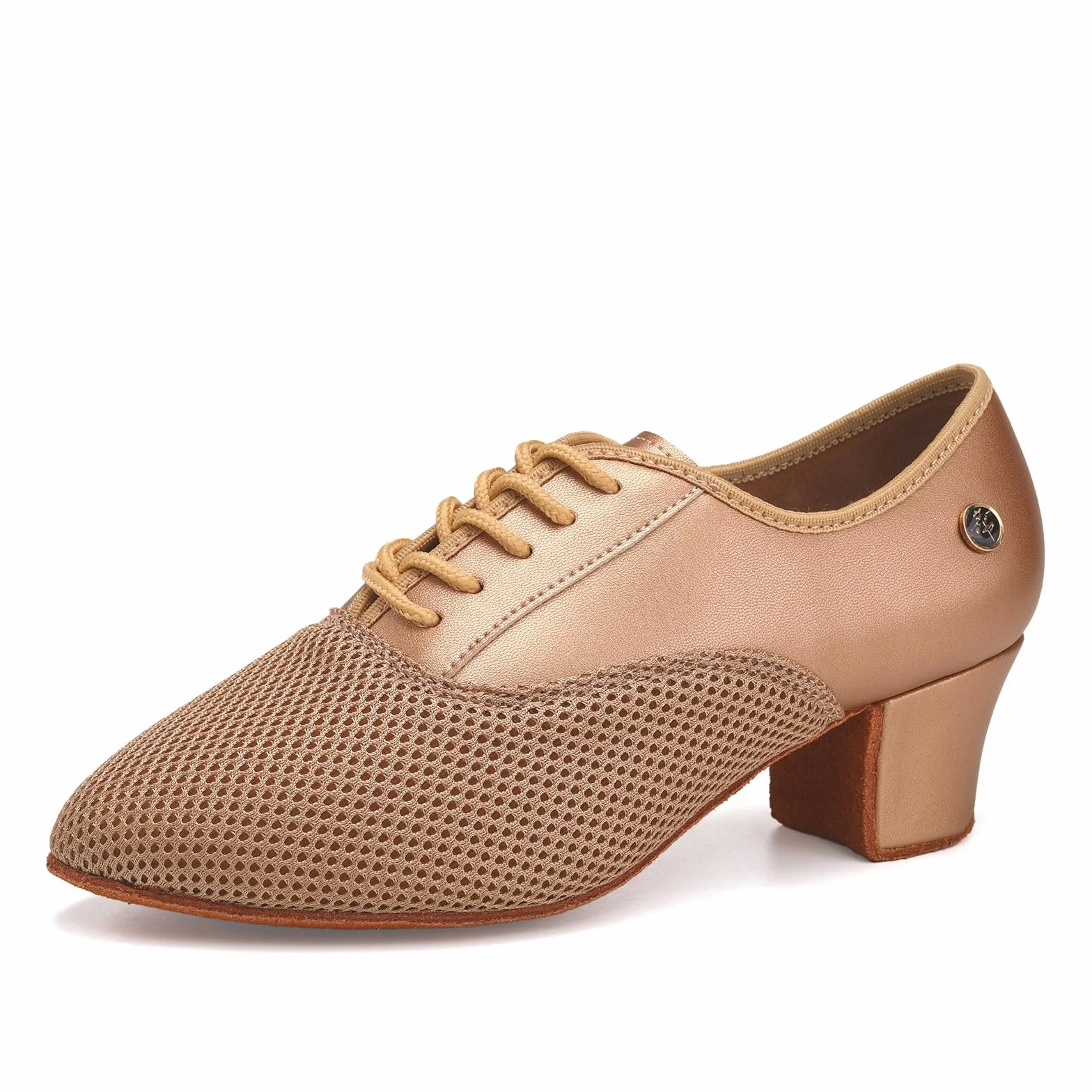 Damskie buty do tańca latynoskie z zamkniętymi palcami 5cm Obcas Zamszowa Podeszwa