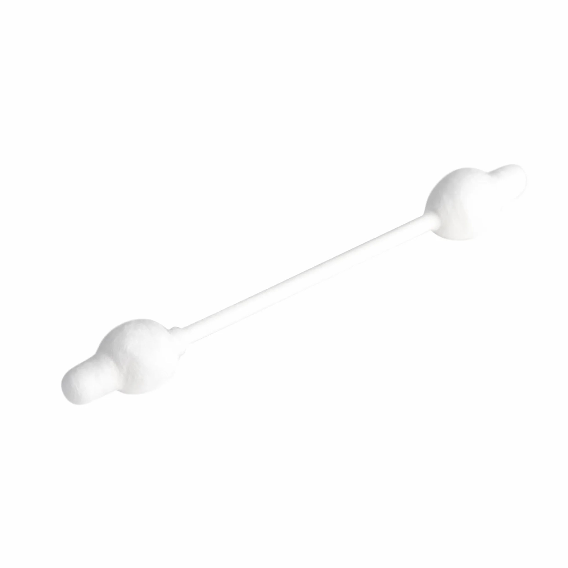 Canpol babies Patyczki higieniczne dla niemowląt 55 szt., Profilowany kształt, Papierowy patyczek, Produkt biodegradowalny (1 opakowanie, 55 szt.)