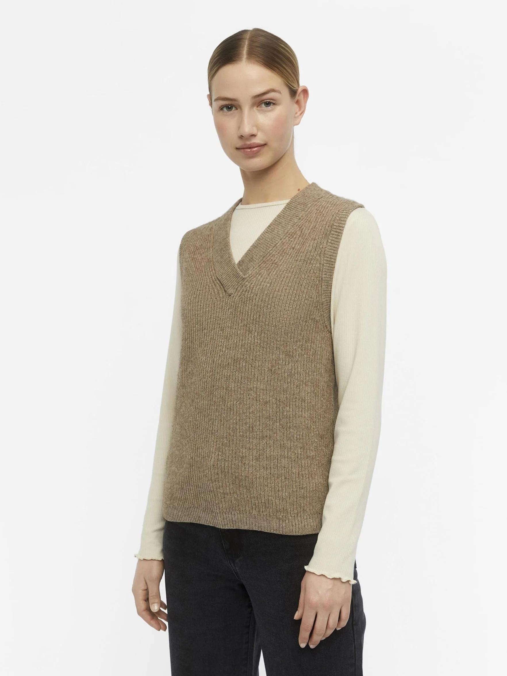 Objmalena Kamizelko Sweter Kobiety S/L Knit Waistcoat