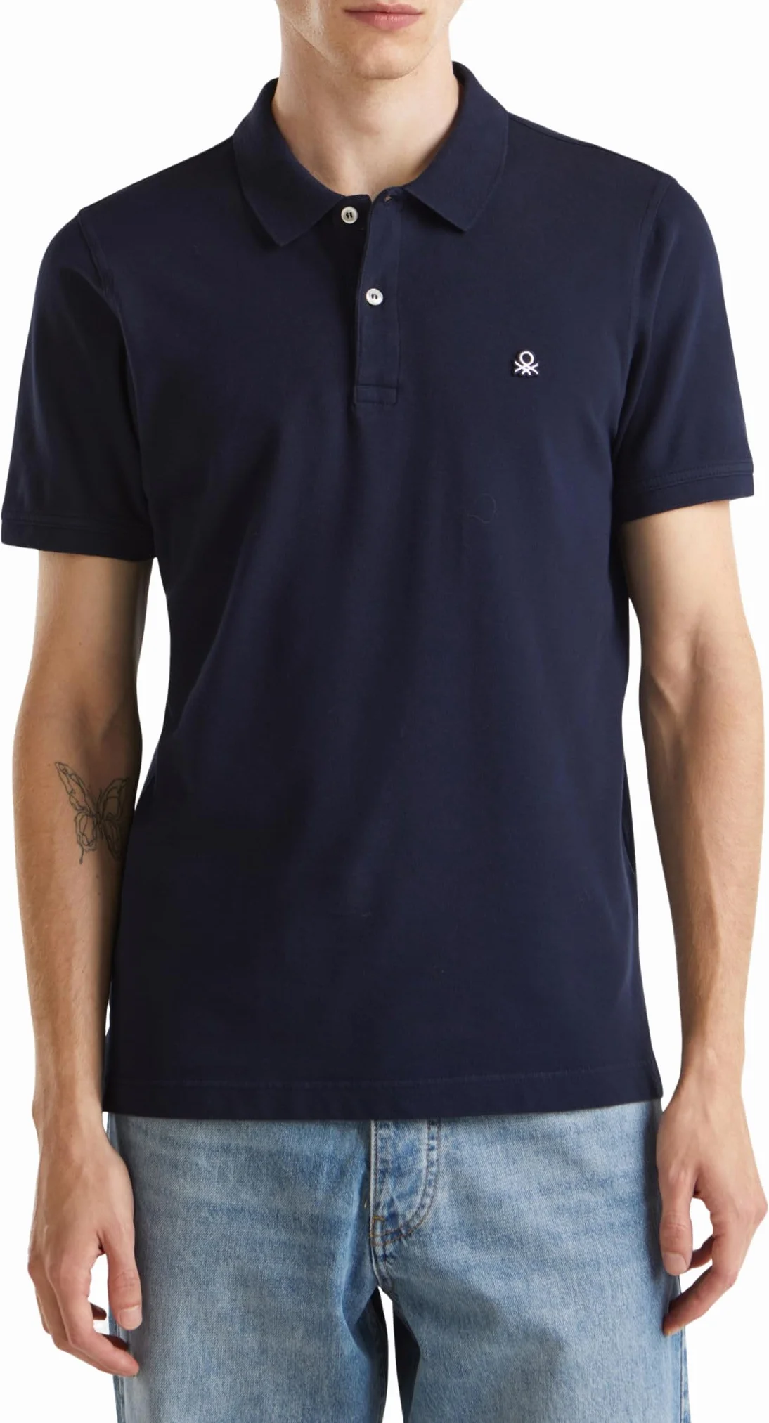 United Colors of Benetton Koszulka polo, M/M, Niebieska, L