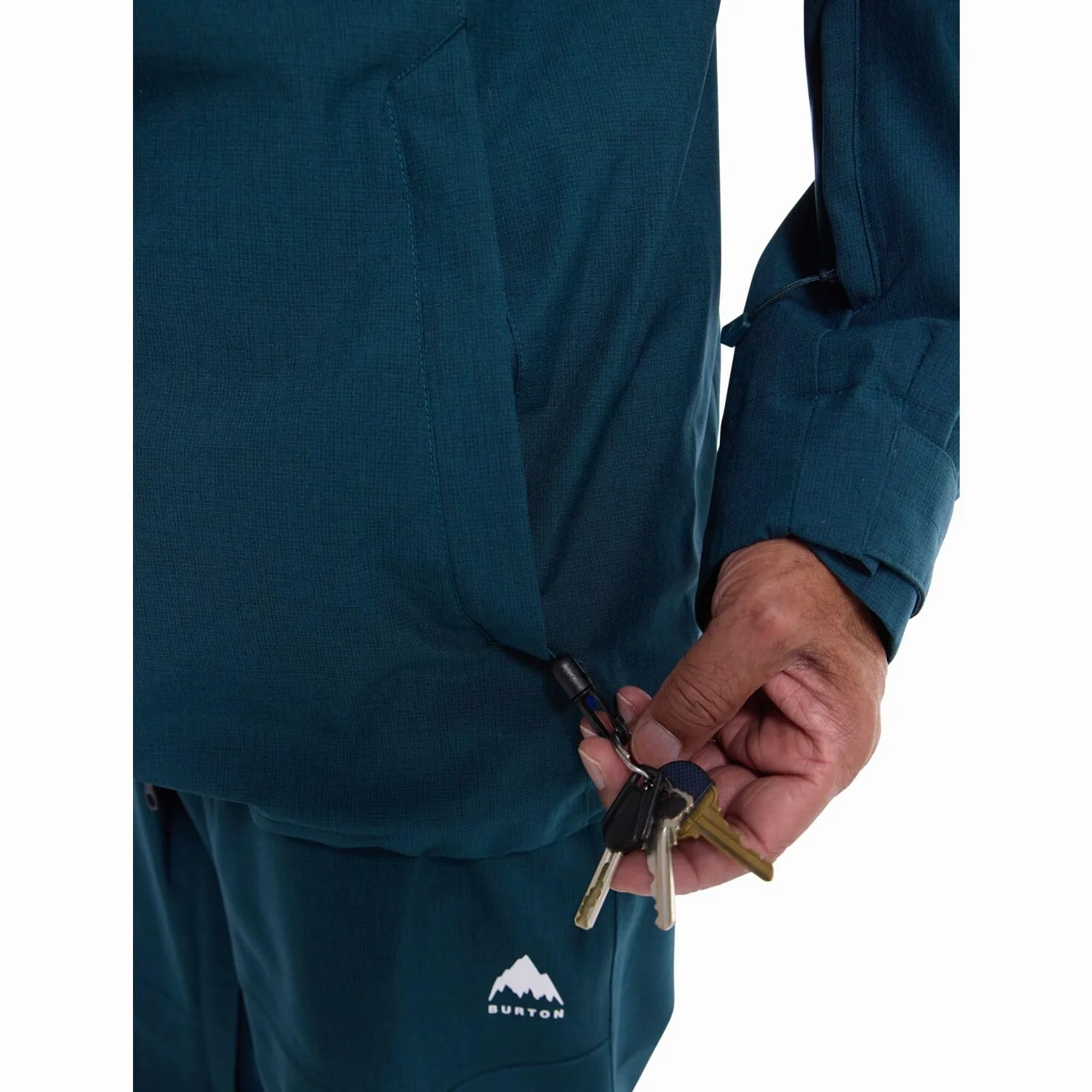 Burton Męska kurtka narciarska Lodgepole Deep Emerald Zielona