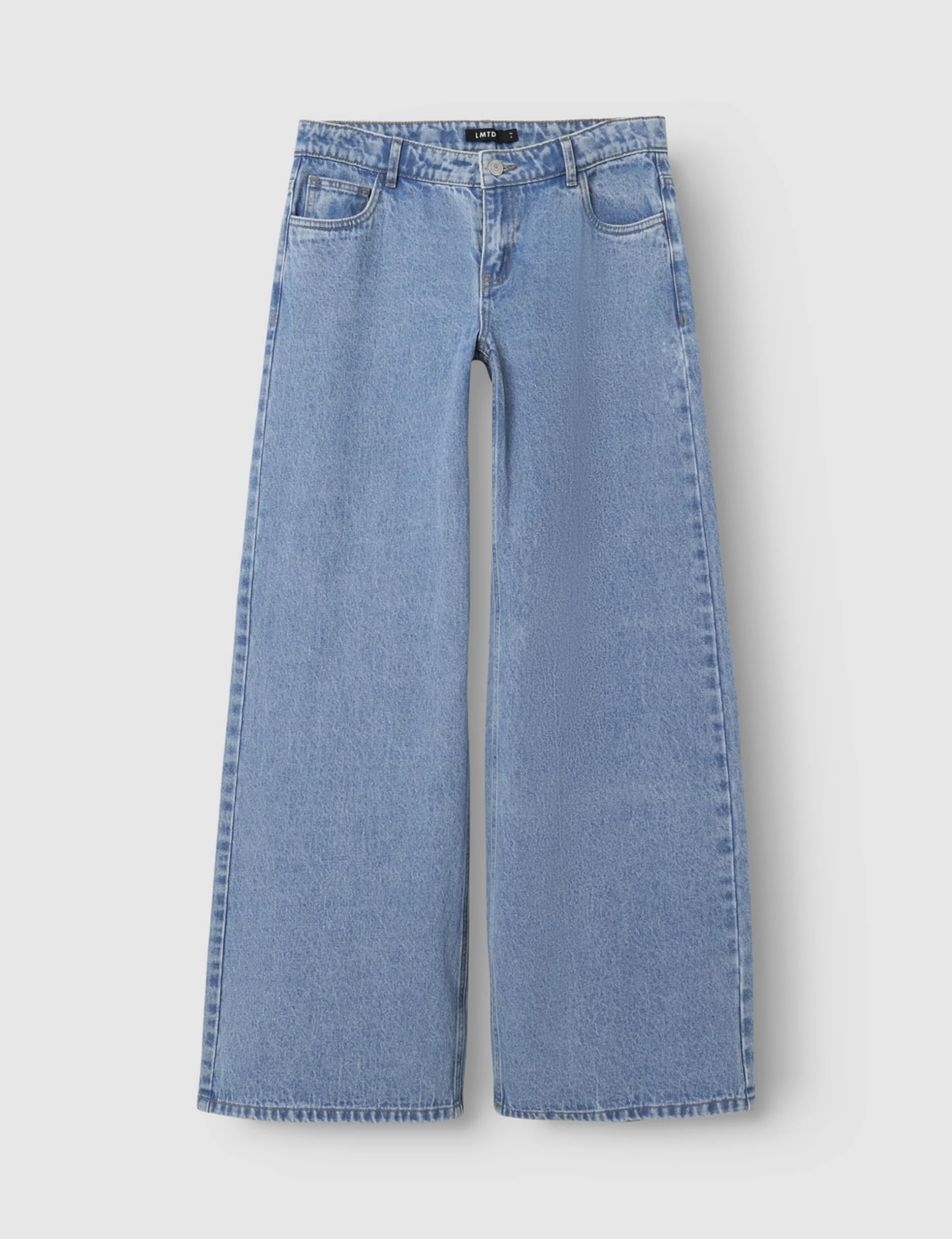 Nlfkizza DNM Lw Wide Pant Noos, jasnoniebieski (light blue denim), 128