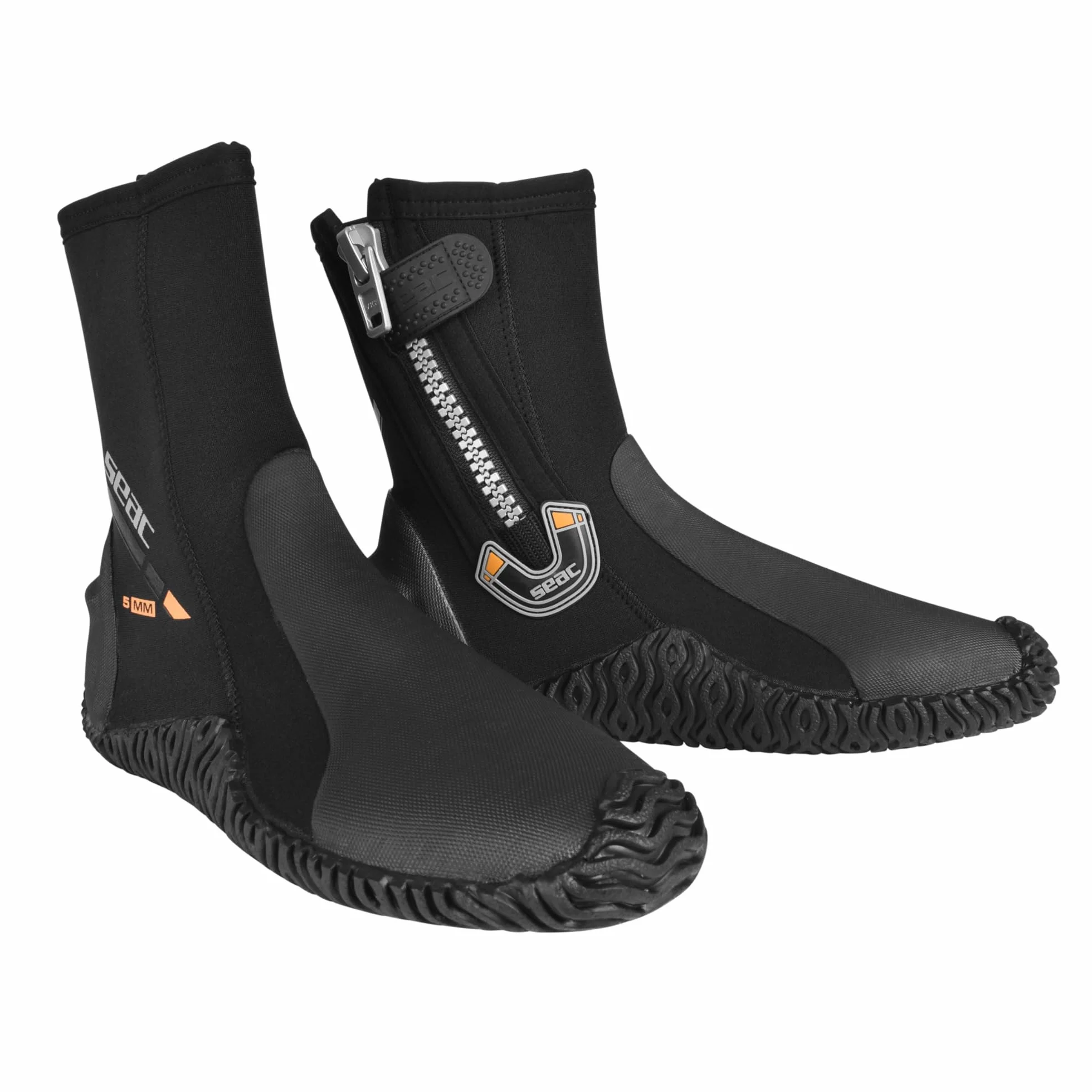 Seac Basic HD 5 mm neoprenowe buty do nurkowania z bocznym zamkiem i półsztywną podeszwą