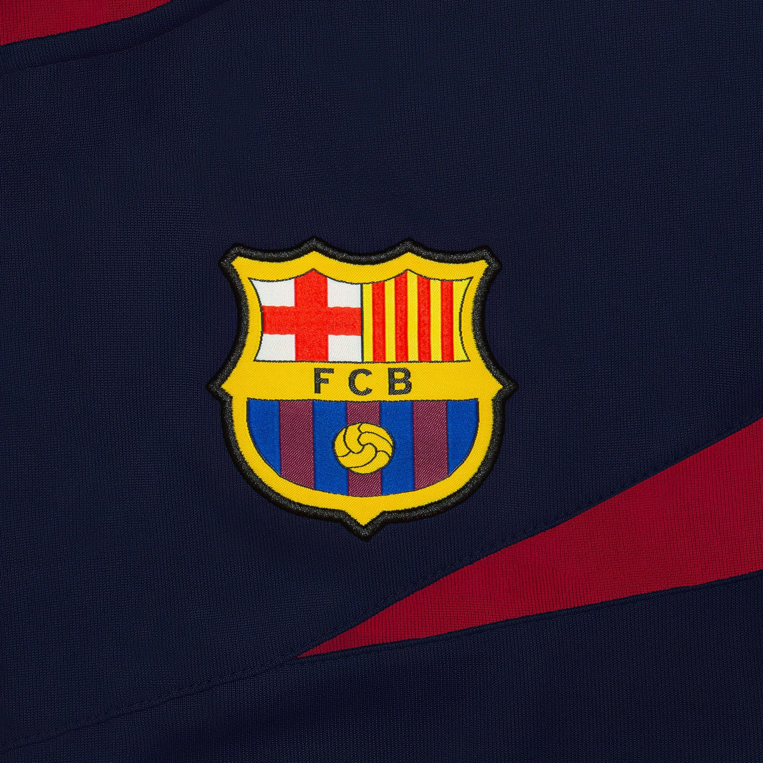 Icon Sports FC Barcelona bluza dresowa z zamkiem błyskawicznym