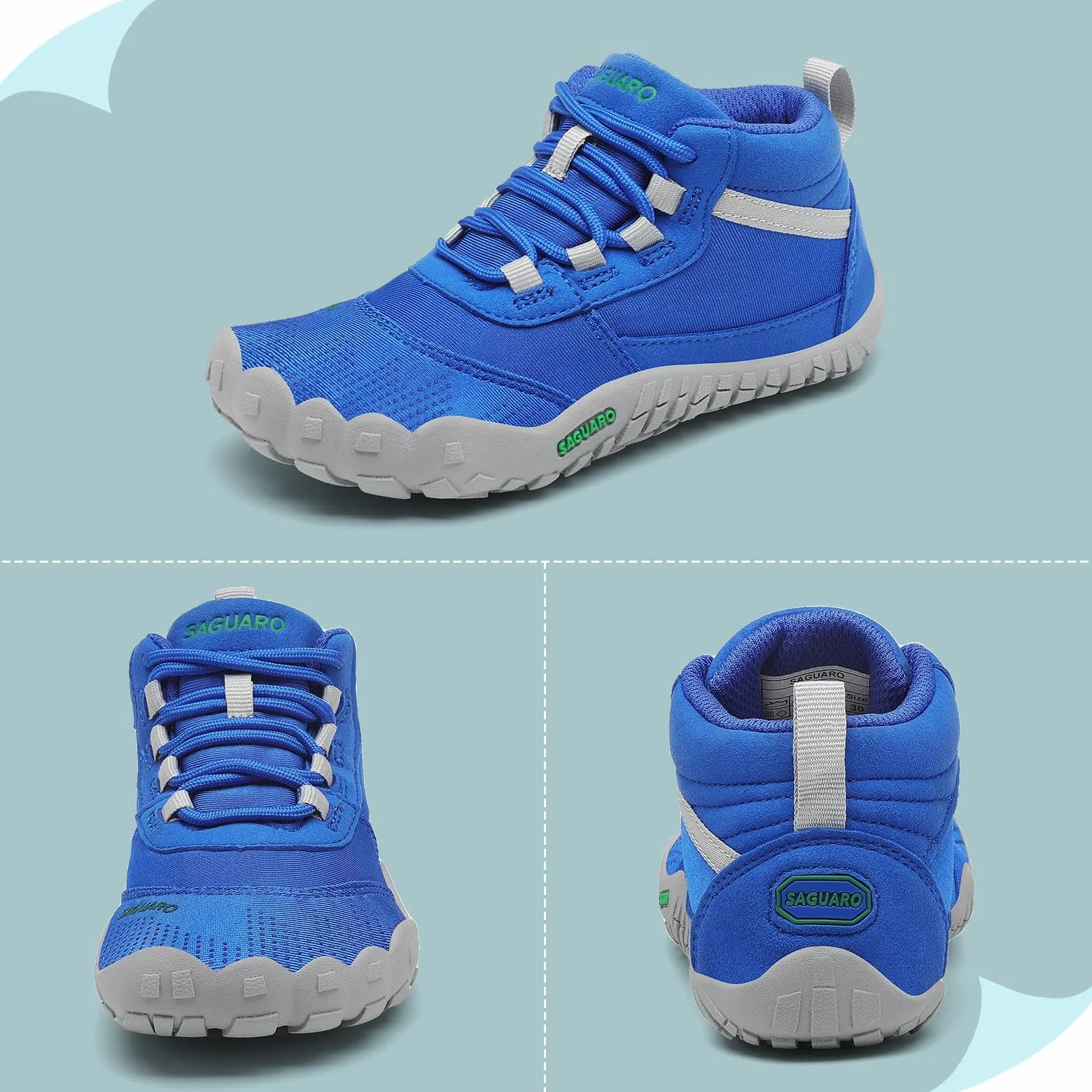Saguaro dziecięce buty do chodzenia boso, lekkie buty trekkingowe, dla dziewcząt, outdoorowe buty do fitnessu