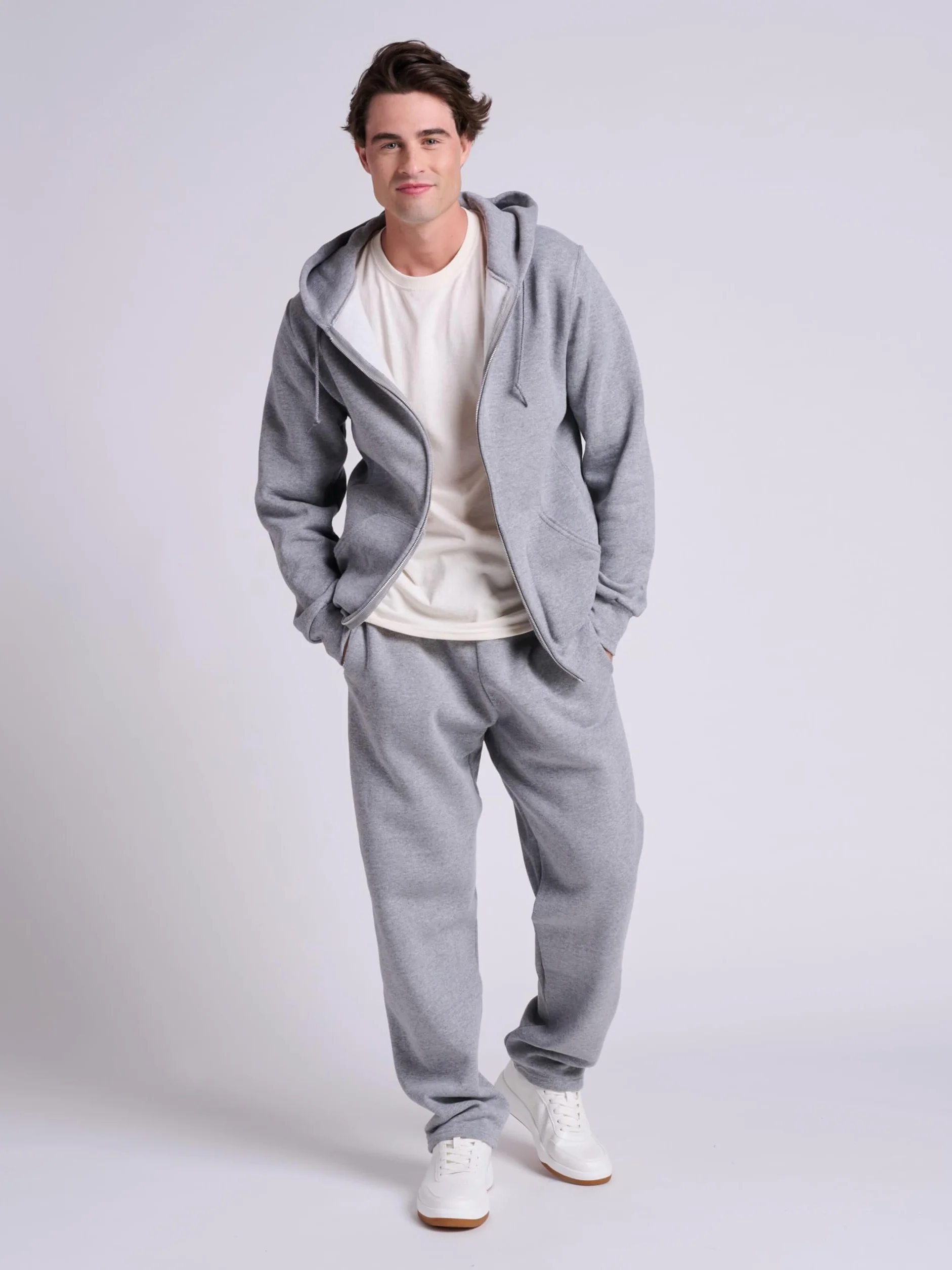 Russell Athletic Dri-power Open Bottom Sweatpants With Pockets - Spodnie dresowe Mężczyźni