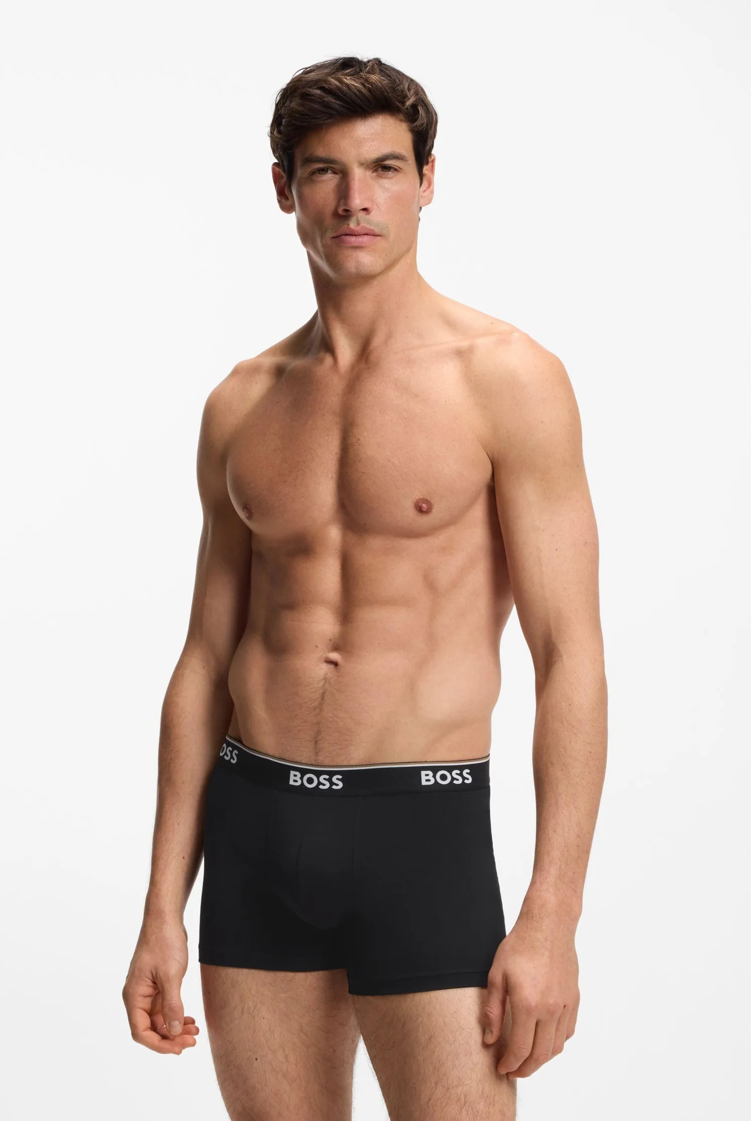 Hugo Boss Mężczyźni Power Bokserki, Czarny, L