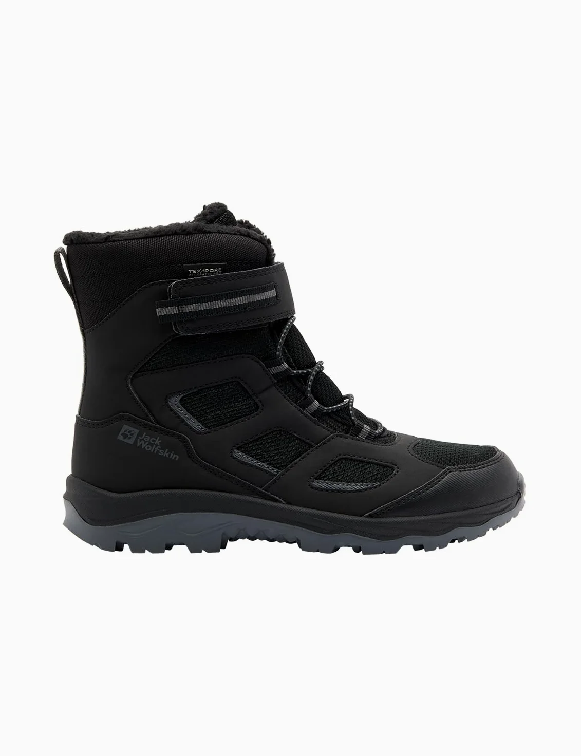 Jack Wolfskin Vojo Wt Texapore High K dziecięce buty outdoorowe, uniseks, Phantom, 27 EU