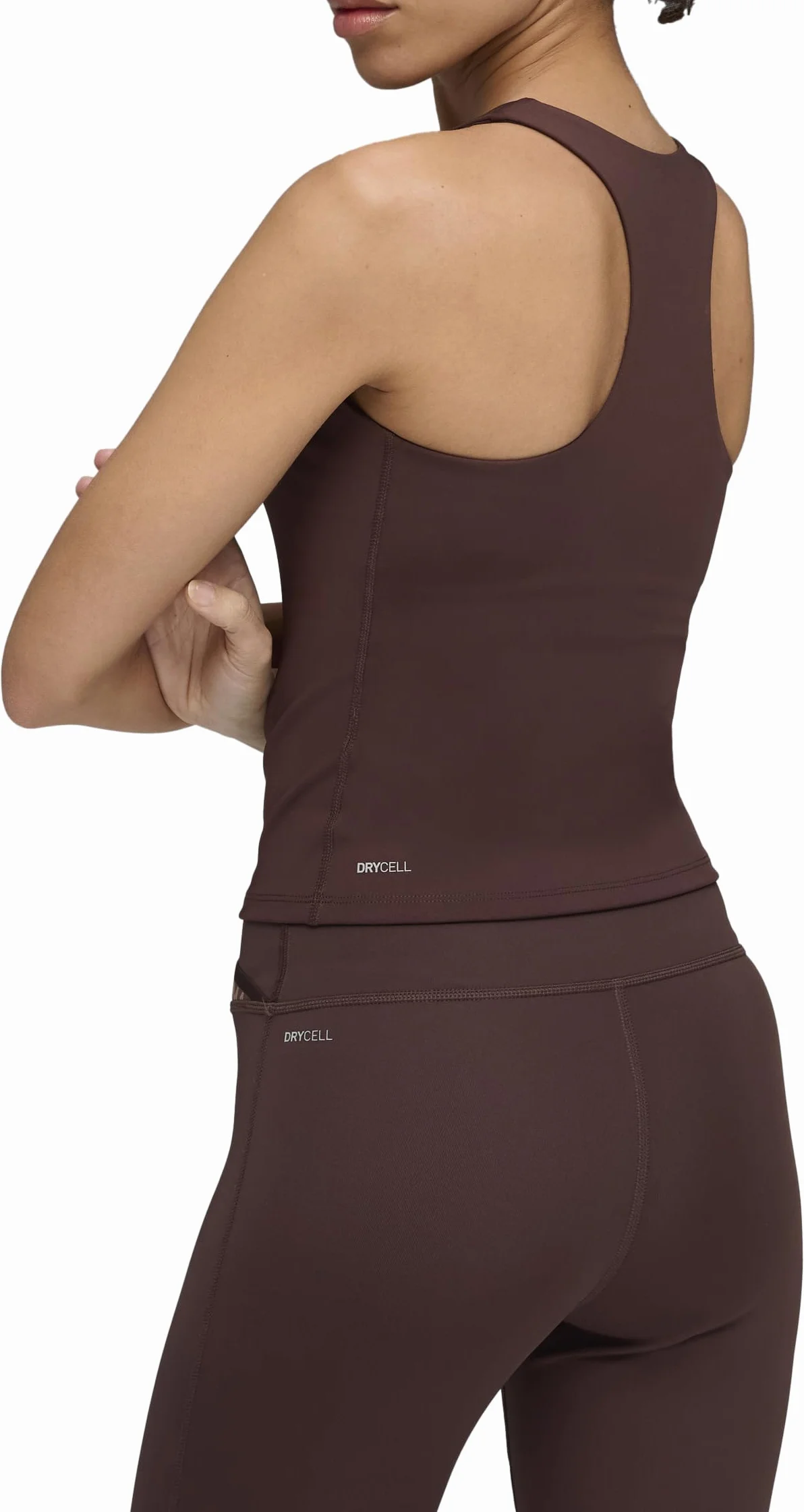 PUMA W TAD Essential 2 w 1 Tank Chocolate Brown