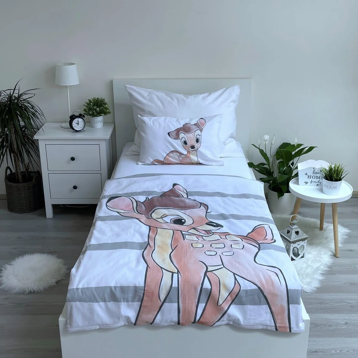 Disney Bambi komplet pościeli dziecięcej 100 x 135 cm + 40 x 60 cm bawełna