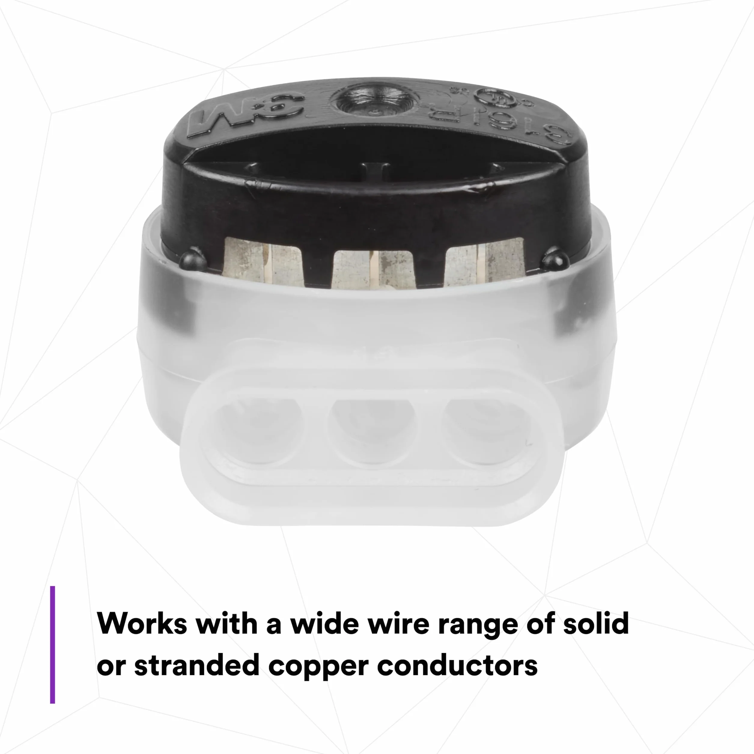3M Scotchlok Electric IDC (złącze izolacyjne) 316IR, warkocz, aplikacje nawadniające, czarny/biały, 22-16 AWG, torba 30 sztuk