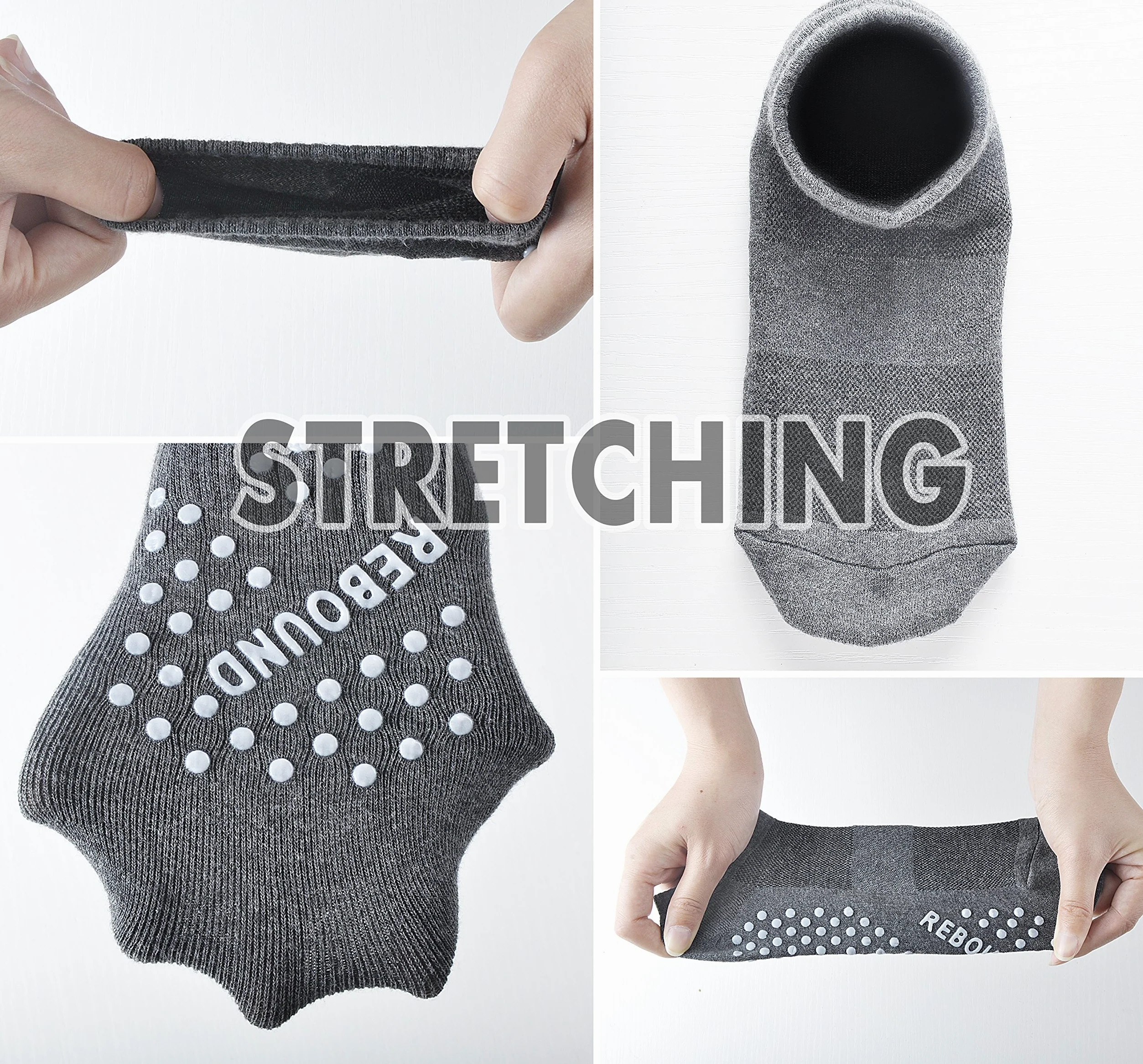 DIBAOLONG Damskie i męskie skarpety o niskim kroju, 6 par kostek No Show Athletic Short Cotton Socks