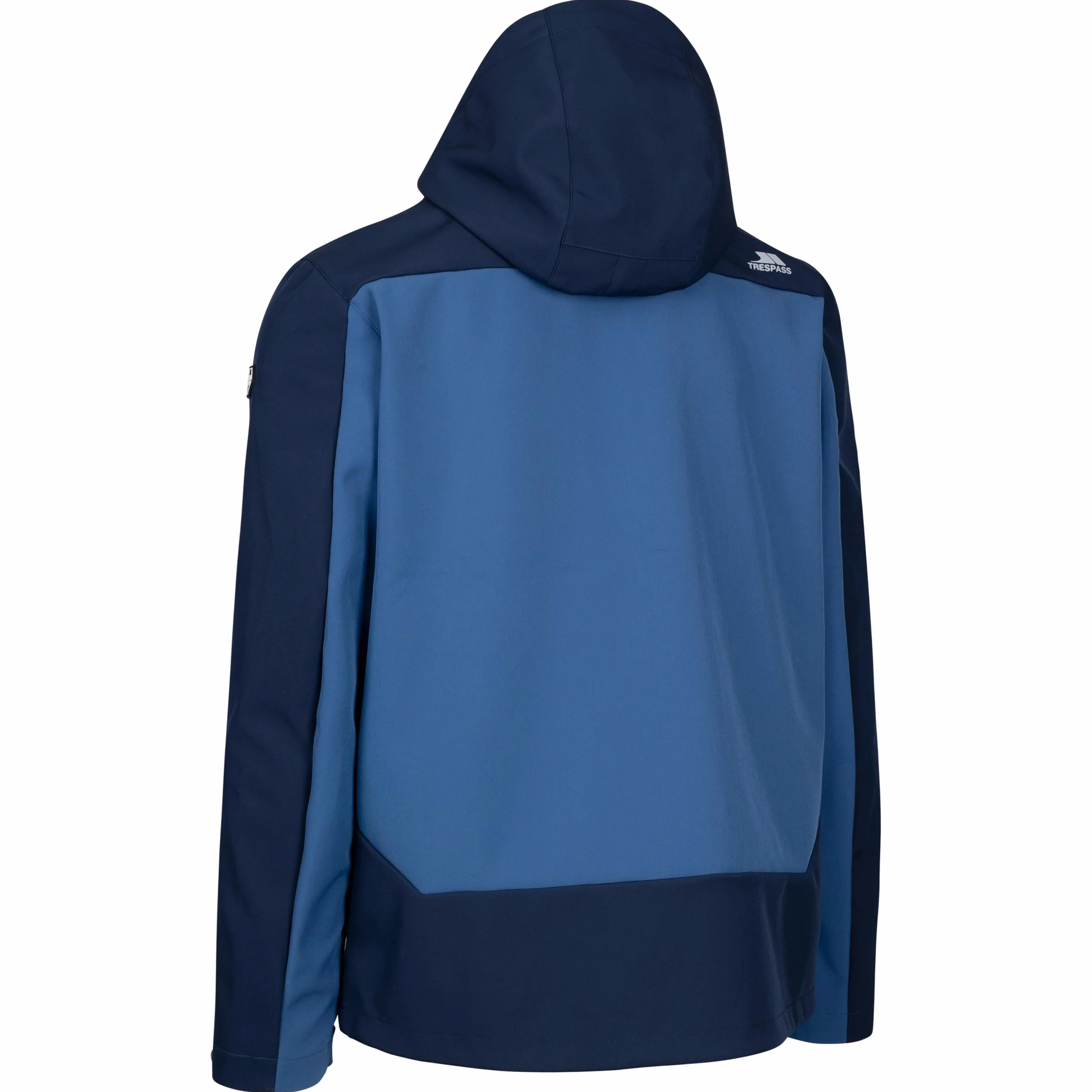 Trespass Męska kurtka softshell z kapturem i kieszeniami na zamek błyskawiczny Tamston