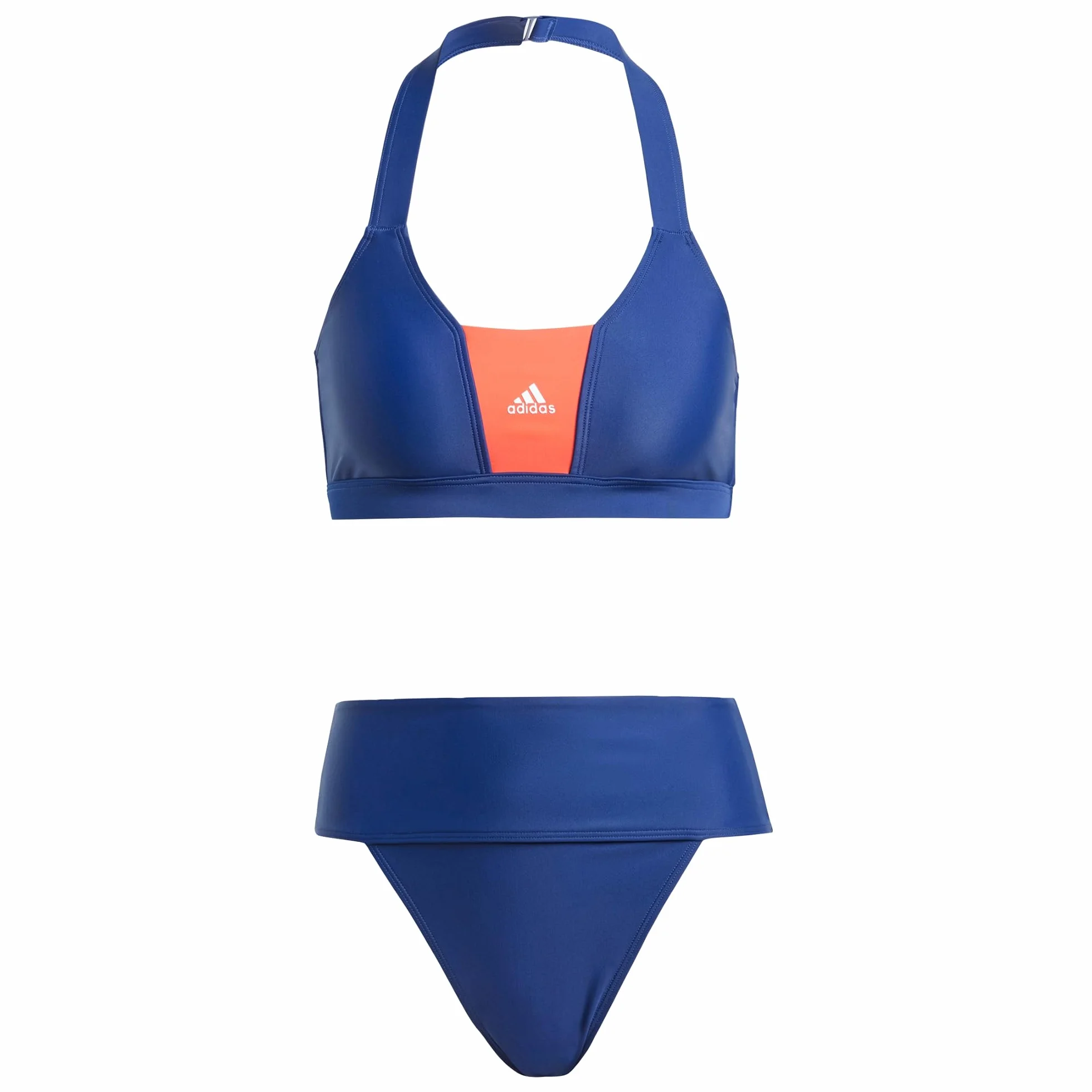 adidas Kobiety Sportswear Colorblock Bikini, Dark Blue/Bright Red, XS