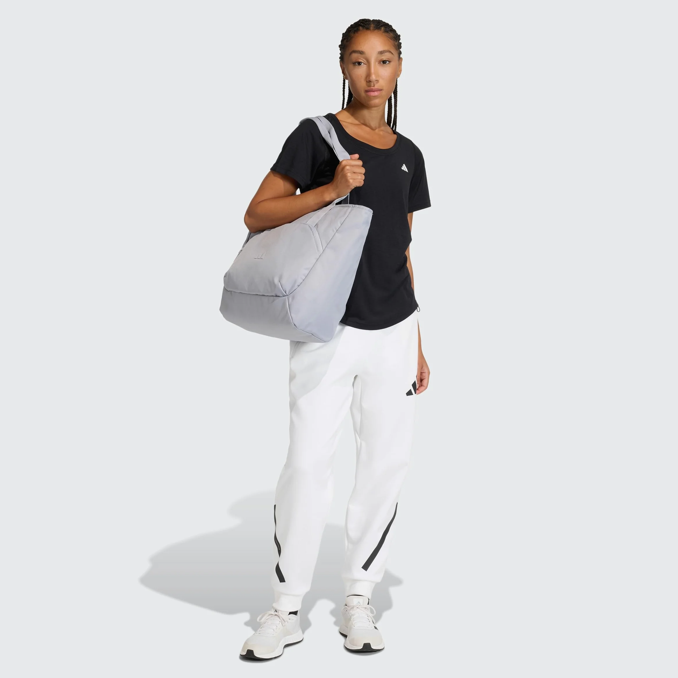 adidas uniseks-volwassene ADIDAS PRIME TOTE BAG, halo silver/halo silver, One size