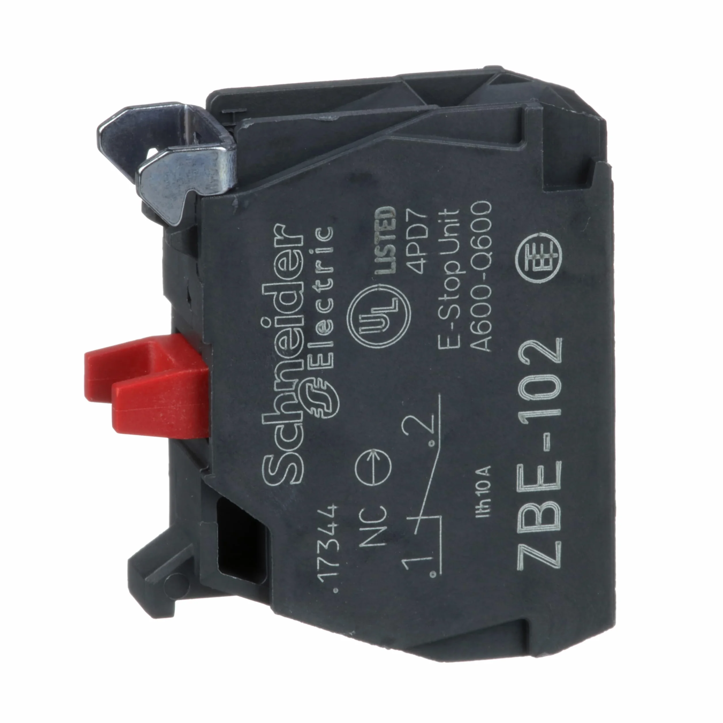 Schneider Electric | ZBE102 - blok przełącznika pomocniczego, ZBE 22 mm, 1Ö, ilość: 5