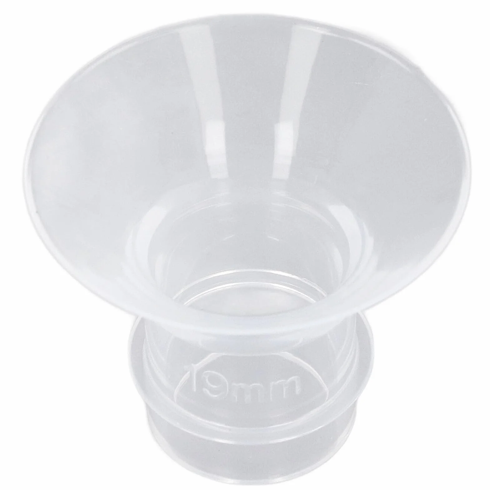 Wkładki z płynnego silikonu do kołnierzy Medela/Spectra/ 24 mm, Redukcja tunelu do 13 mm, 2 sztuki, Kompatybilne z nośną pompką do odciągania pokarmu (19 MM)