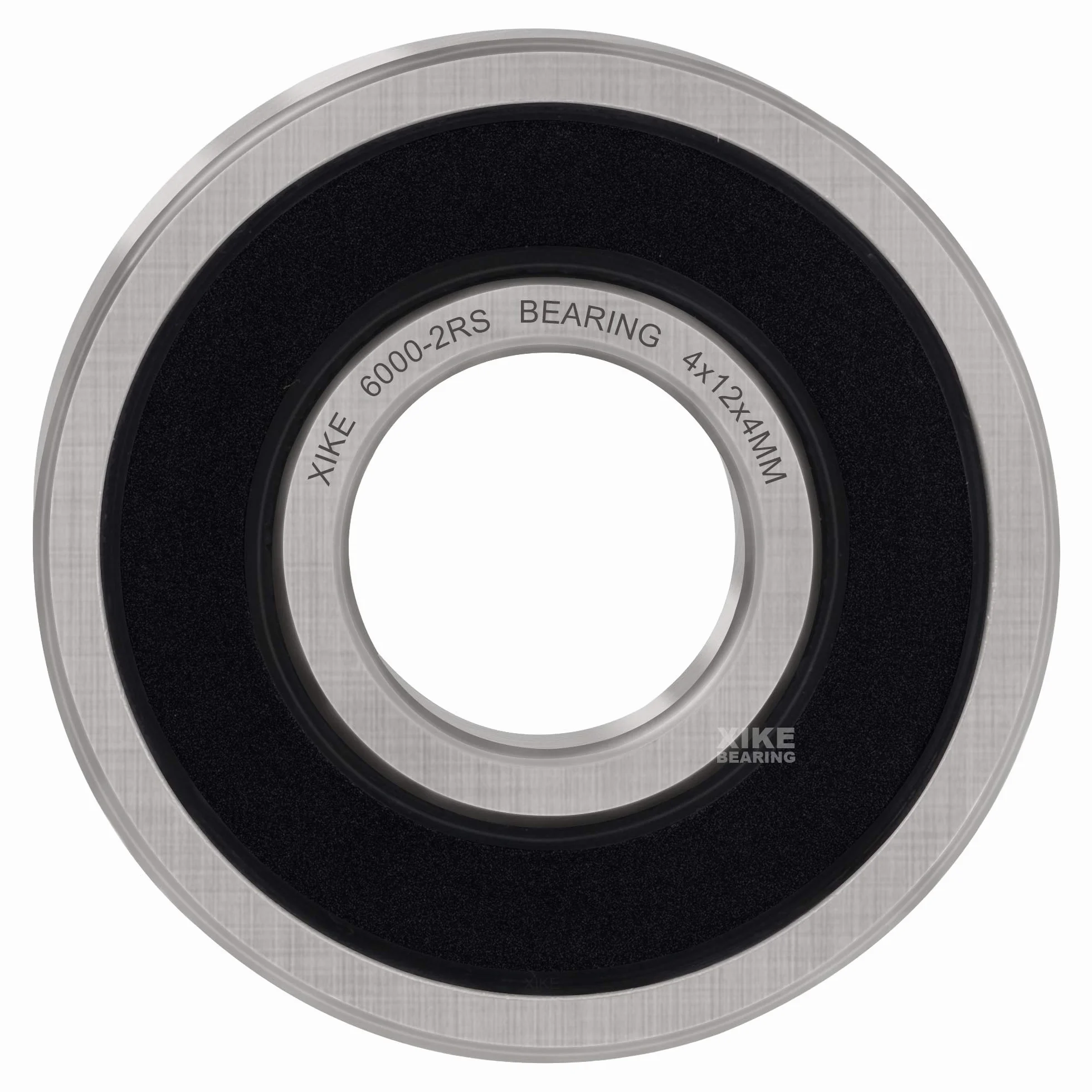XiKe 2 szt 6000-2RS Łożyska kulkowe 10x26x8mm Gumowe uszczelnione 6000RS Stal chromowa łożyska kulkowe zwykłe.
