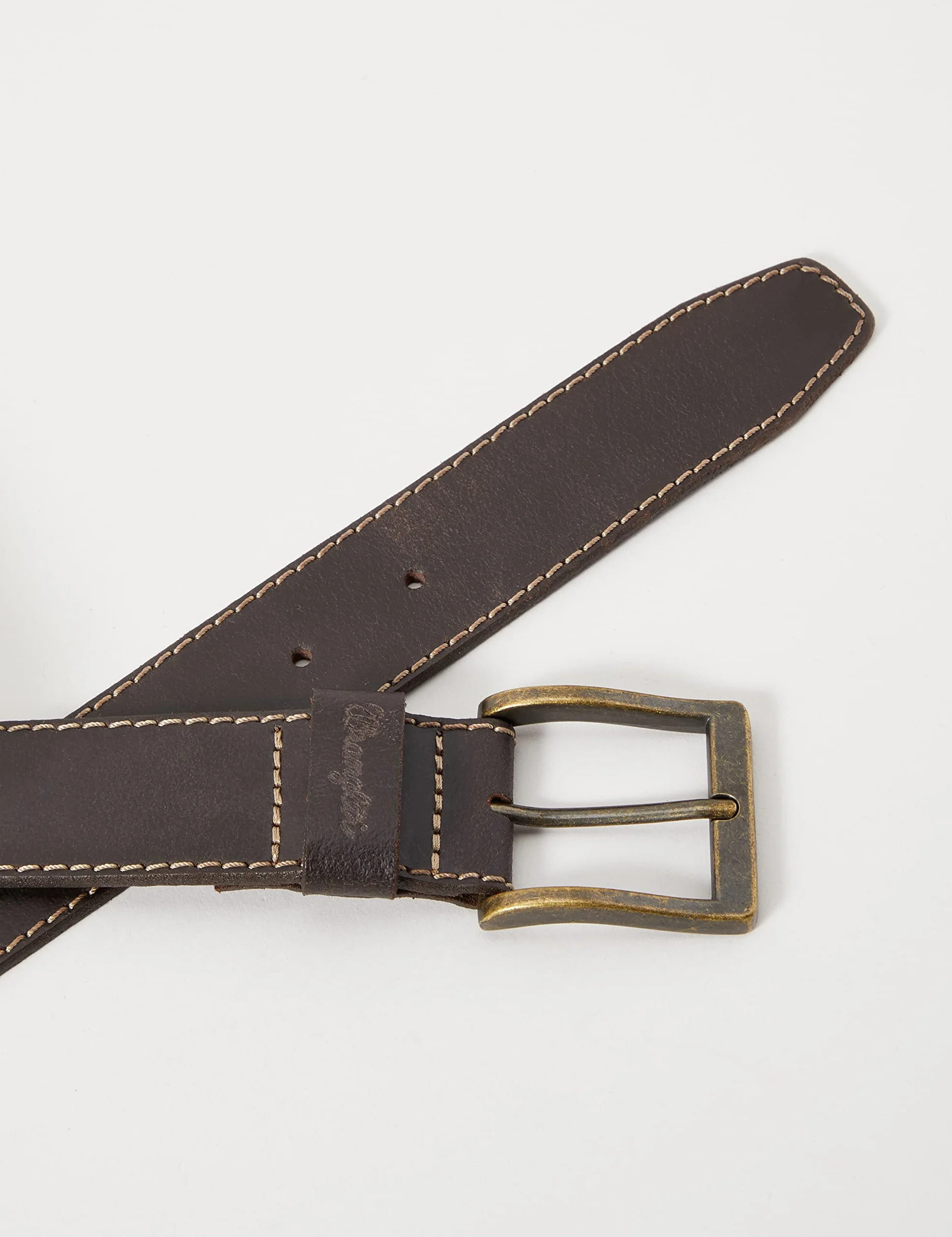 Wrangler Pasek męski, Brązowy, 95 cm