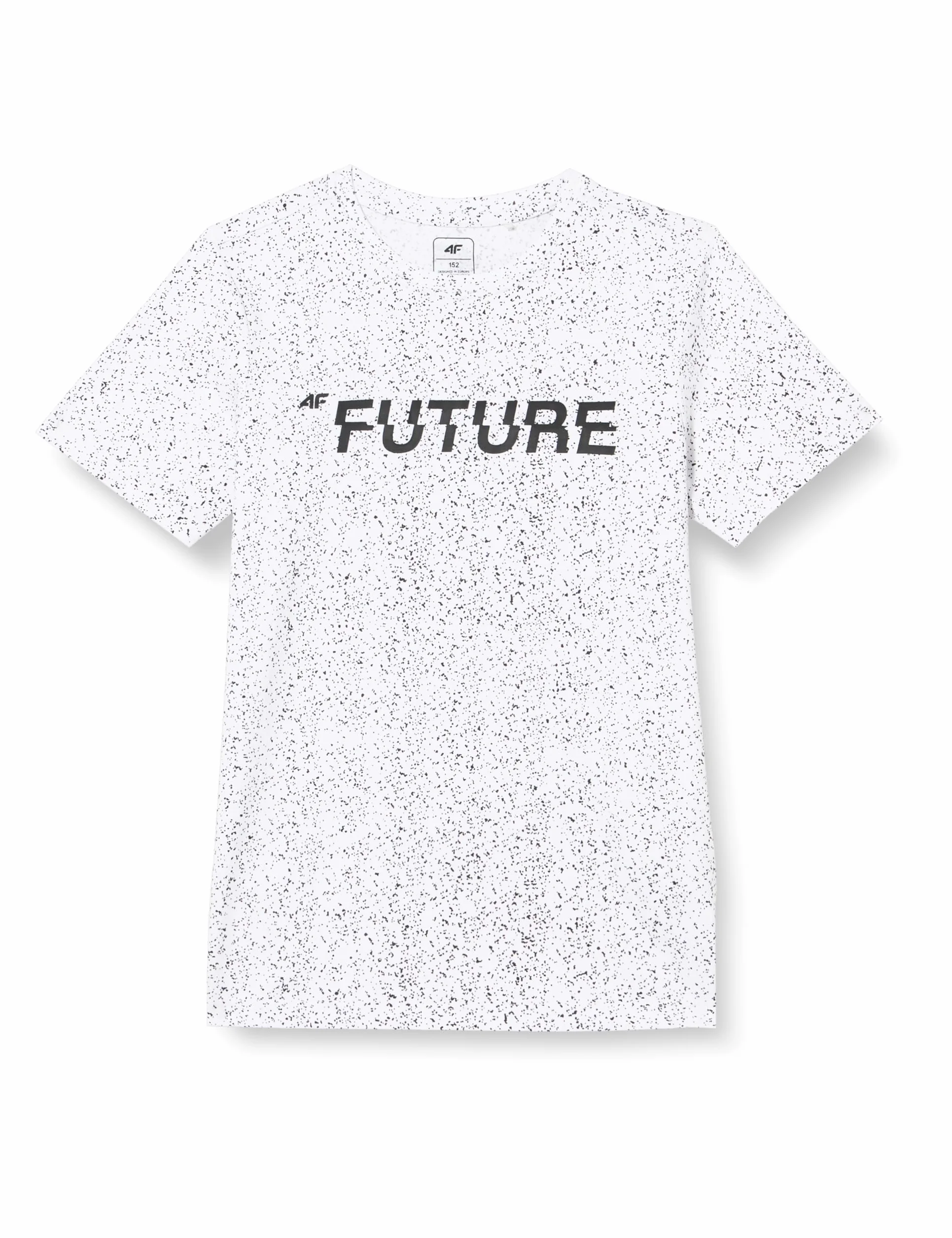 4F T-Shirt Jr Hjl22-jtsm008 White Koszulka Unisex Baby (Pakiet 1)