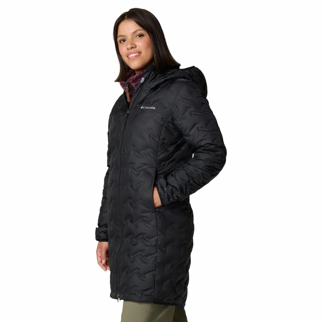 Columbia Damska długa kurtka puchowa Delta Ridge 2, czarna, XL