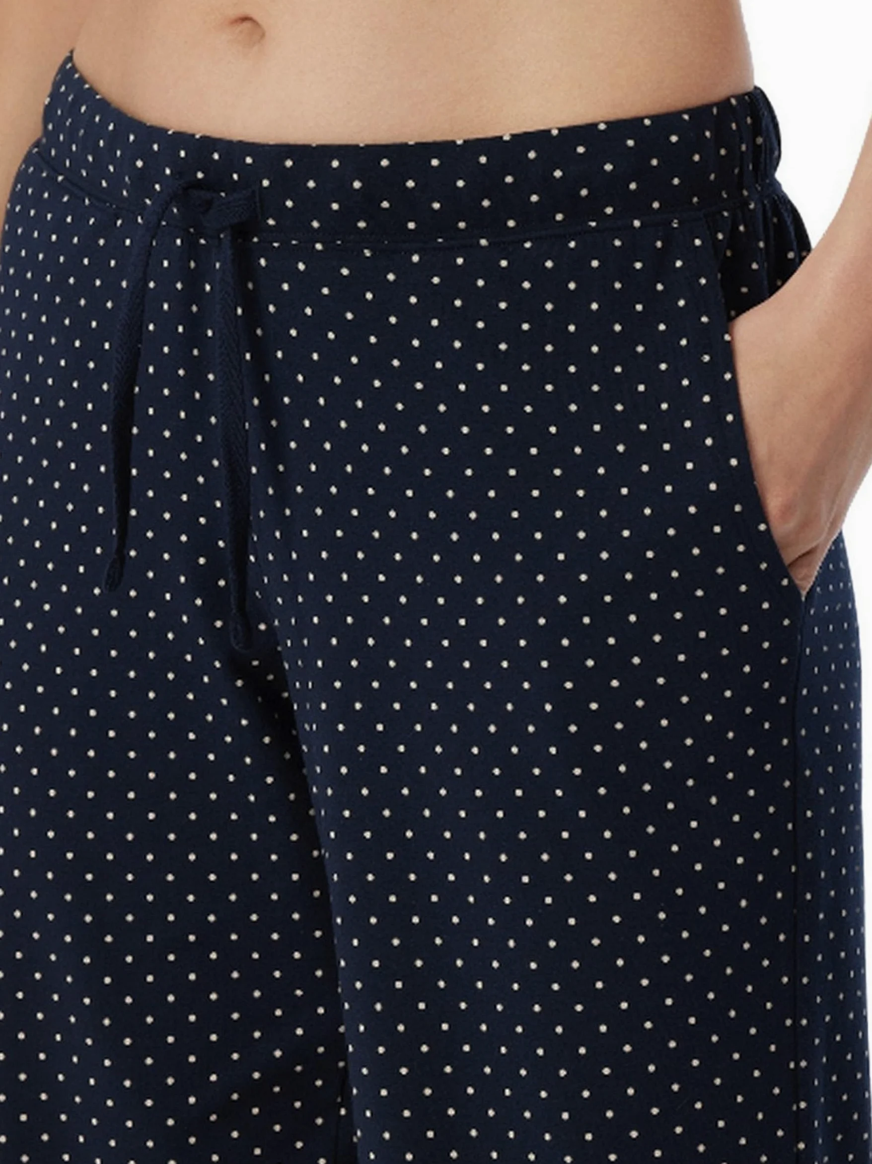 Schiesser Damen Schlafhose lang Baumwolle gemustert Mix + Relax