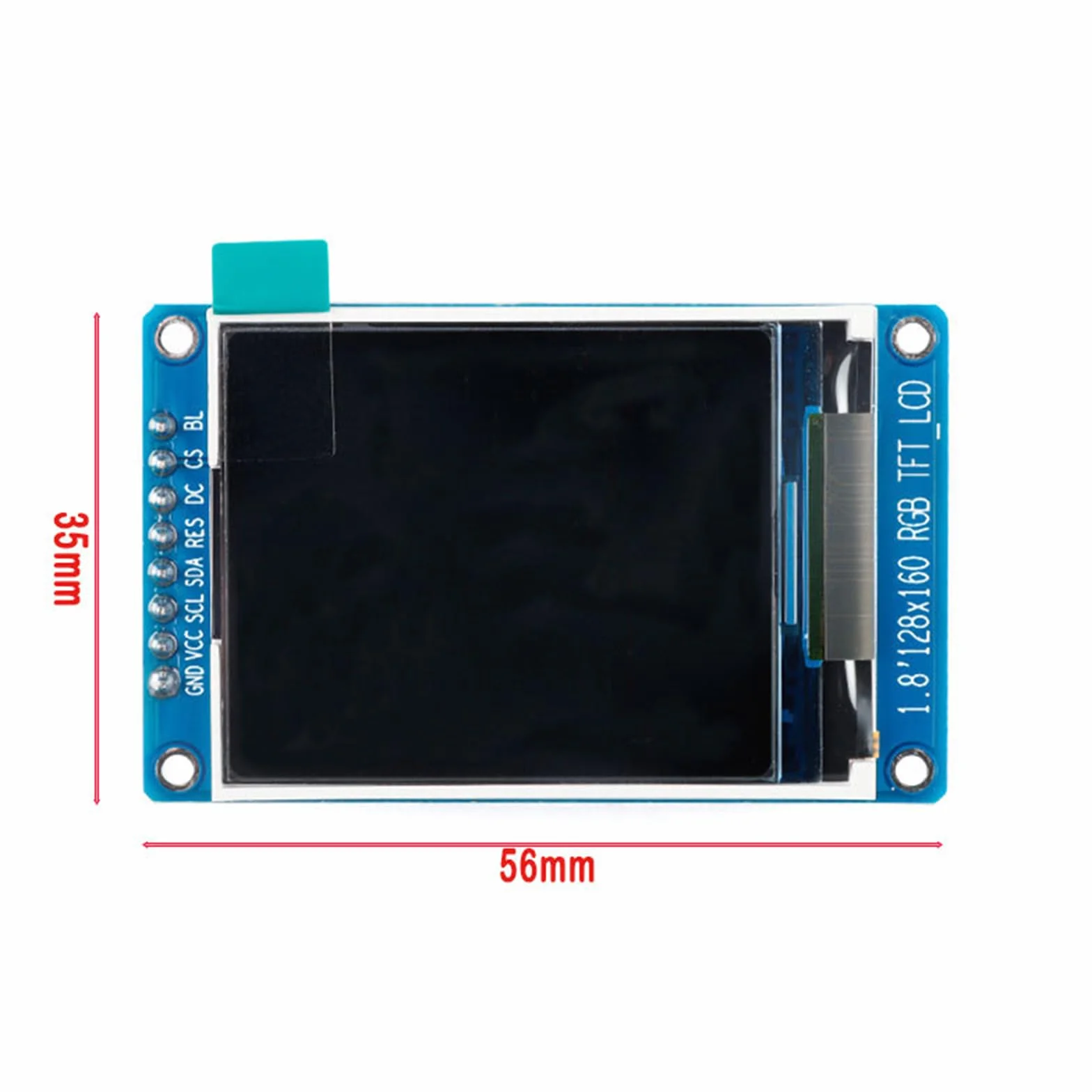 GERUI 3 szt. 1,77 cala/1,8 cala dla TFT LCD Moduł wyświetlacza 128x160 Wysoka Rozdzielczość z ekranem IPS w kolorze 2,7V – 3,3V kompatybilny z Arduino i Raspberry Pi w zestawie
