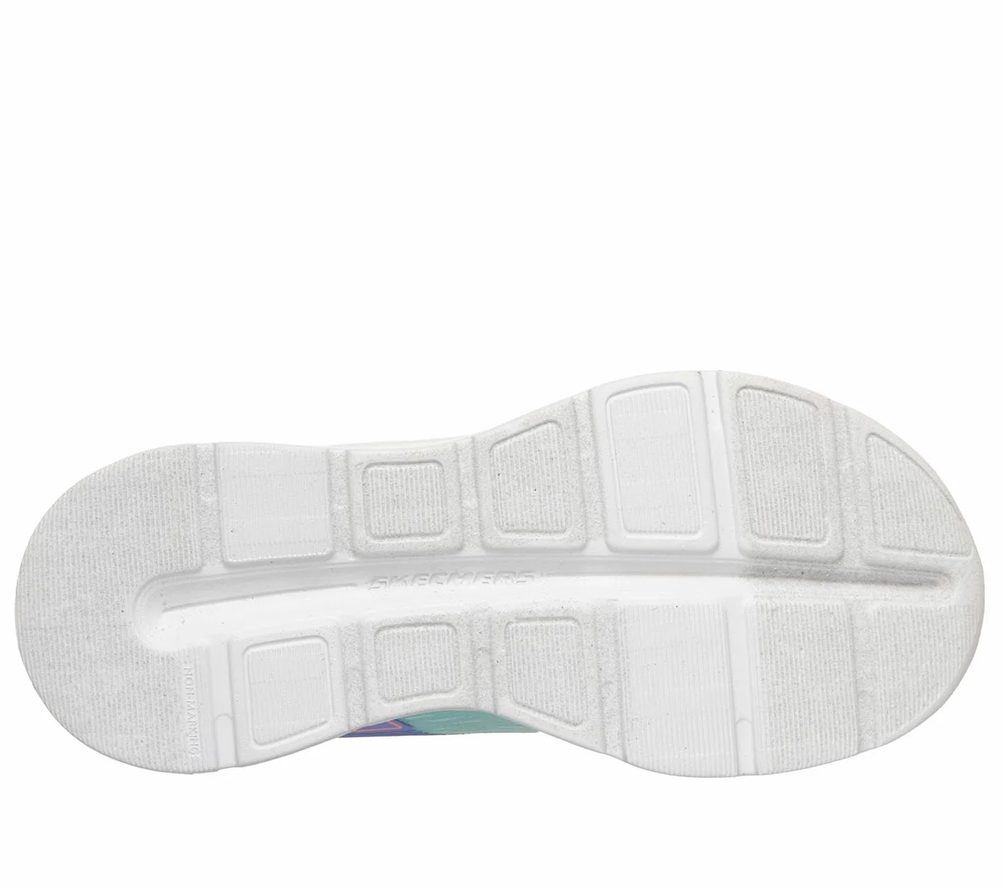 Skechers Glide-Step Lights Sneaker, Aqua, 1 UK