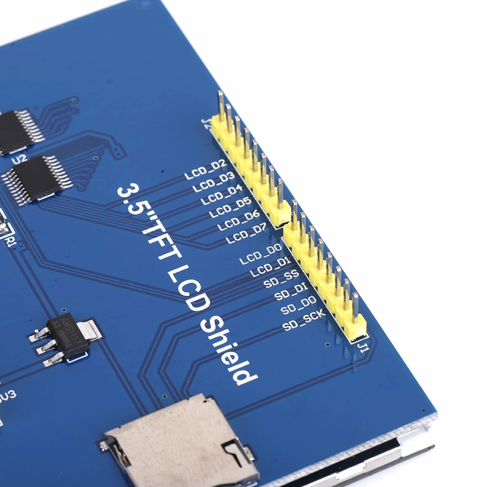 Wyświetlacz LCD 3,5 Cala moduł Ekranu LCD 480x320, z Gniazdem Karty Pamięci i Obwodem Flash SPI (z dotykiem)