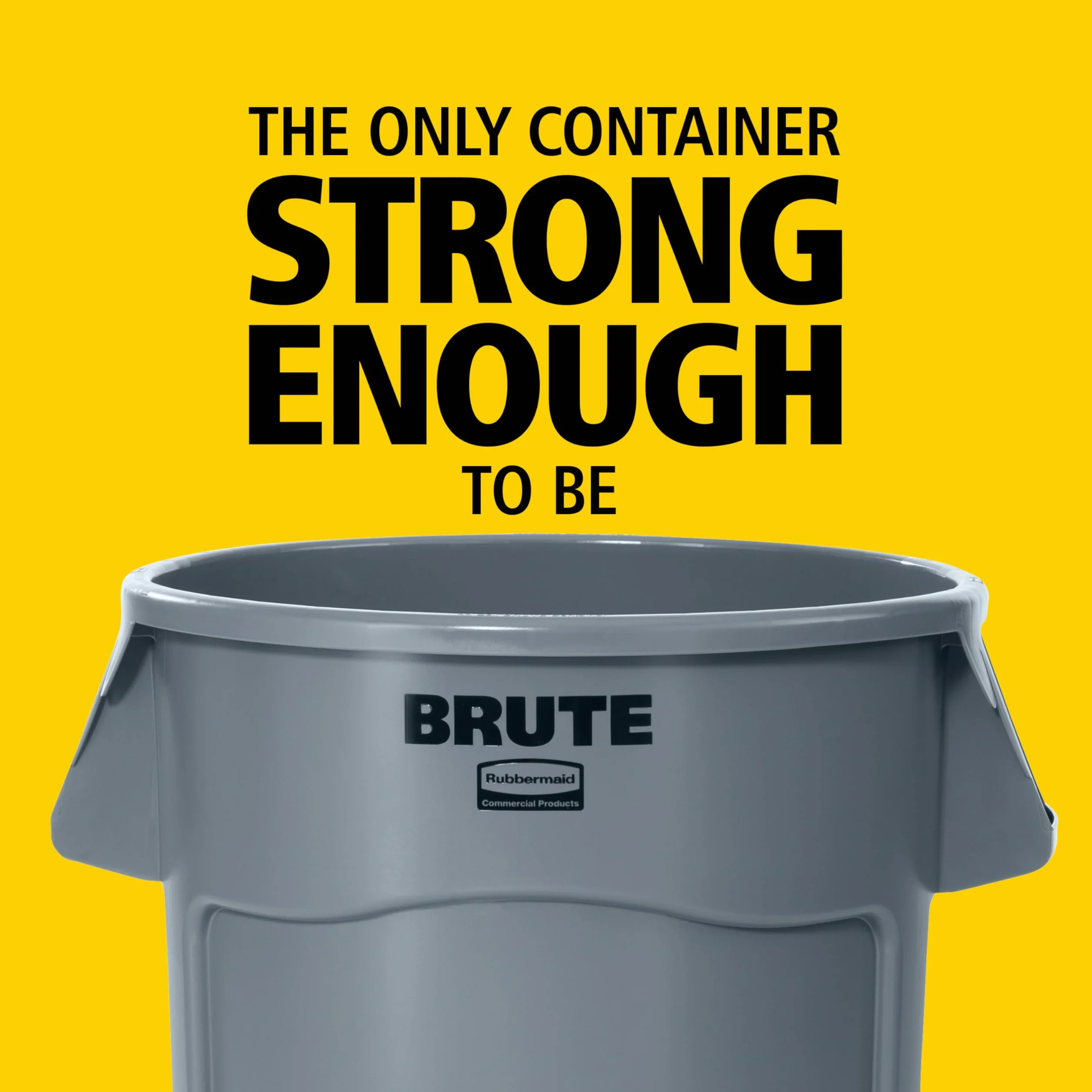 Rubbermaid Commercial Products Brute Round Container 208.2 L - Grey
