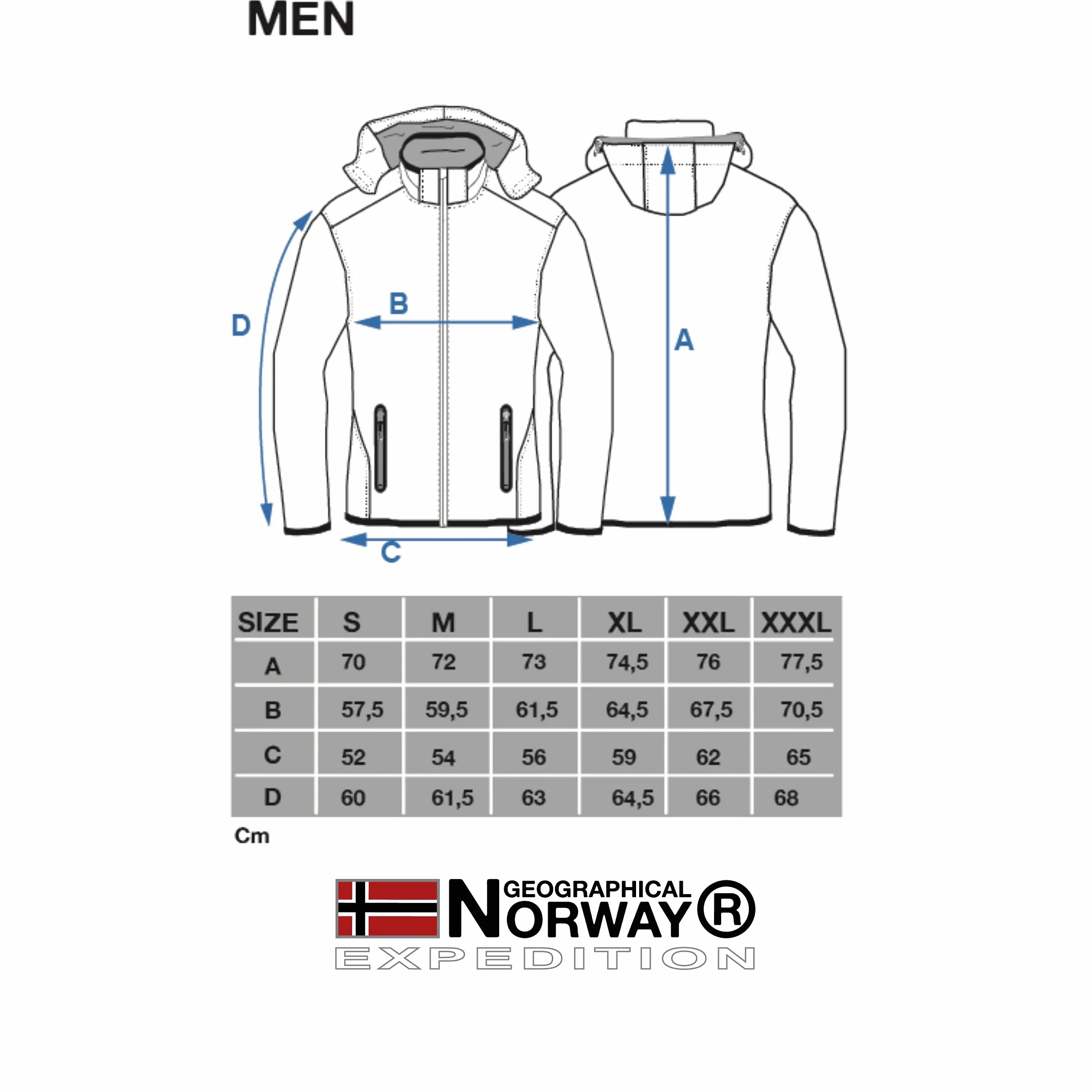 Geographical Norway Royaute Men Męska kurtka softshellowa z kapturem, wodoodporna, taktyczna, wiatroszczelna, outdoorowa - turystyka narciarska, jesień, zima, wiosna (królewski błękit, M)