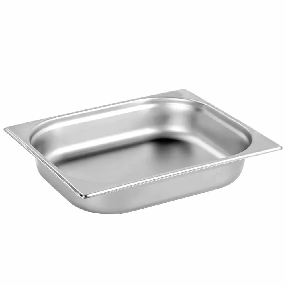 Mega-M Pojemnik GN 1/2 gastronomiczny ze stali nierdzewnej 65 MM | 32,5x26,5x6,5 cm