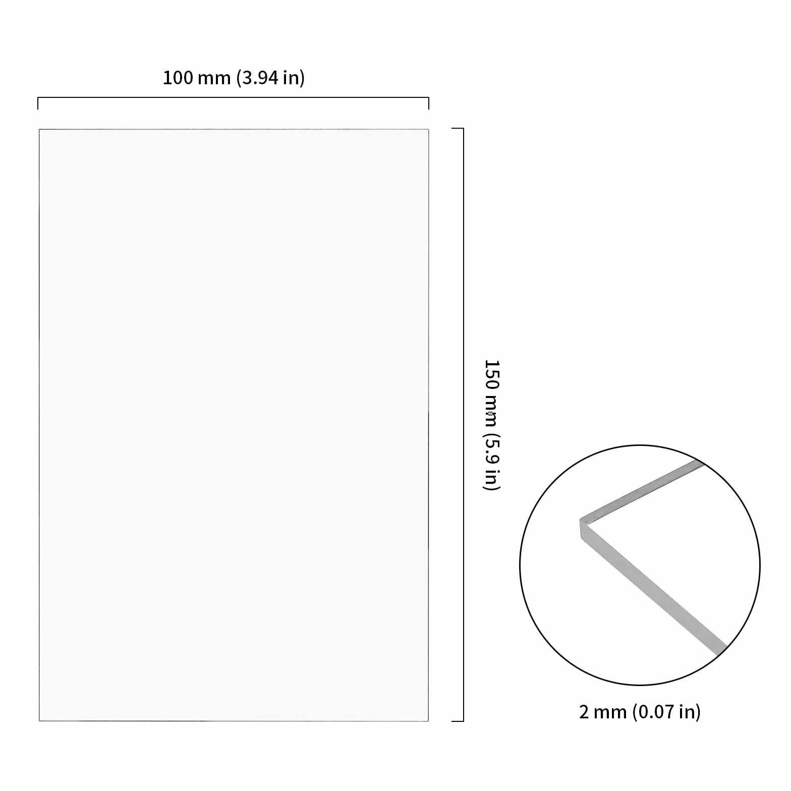 20 sztuk p?yt akrylowych 10 x 15 cm A4, przezroczysta p?yta akrylowa 2 mm, przezroczysta p?yta z tworzywa sztucznego, prostok?tne p?yty akrylowe do rzemios?a, tablic, zamienników szk?a, ramek