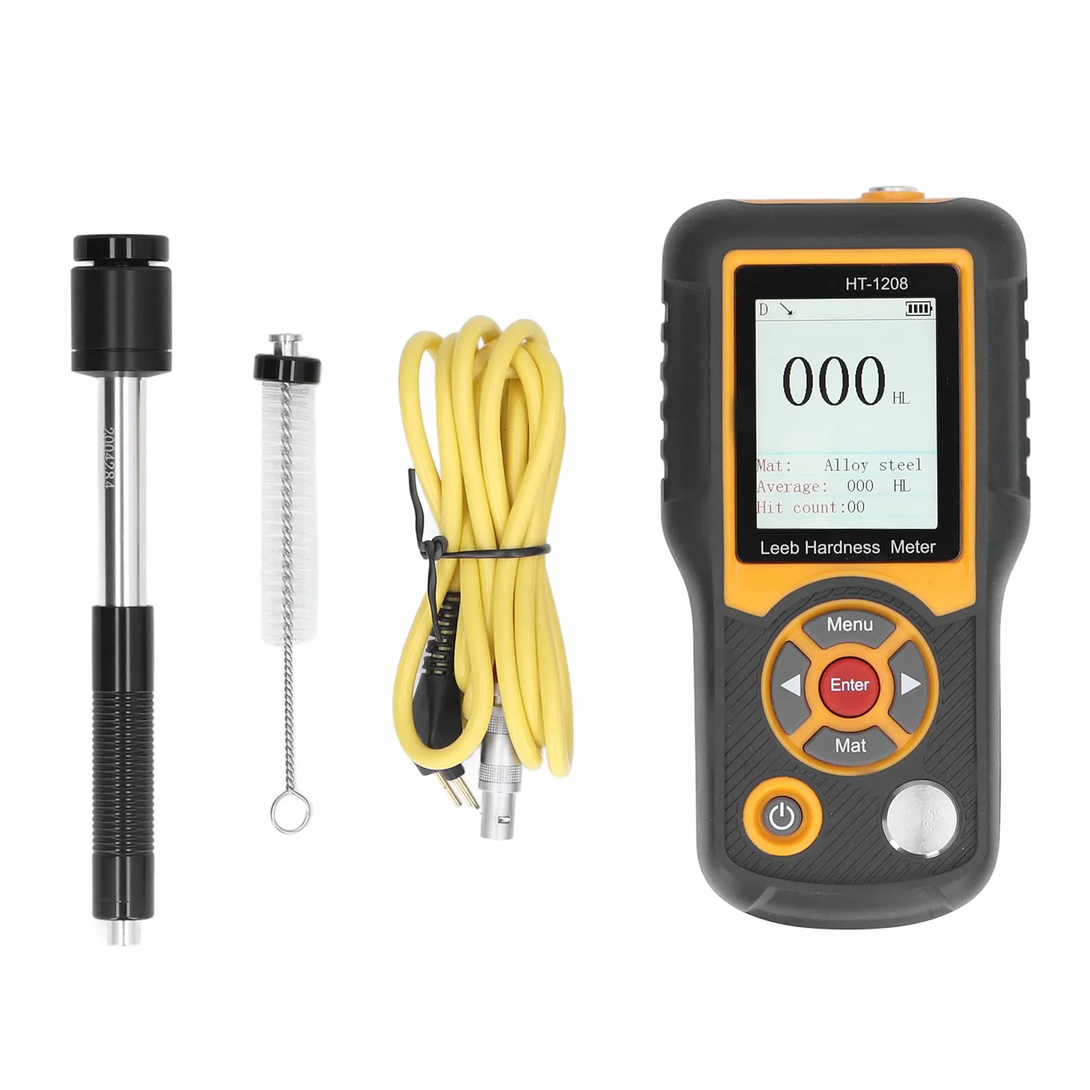 Twardościomierz, 170 do 960 HL Tester Twardości Metali HL HRA HRB HRC HB HV HSD, 40 Zestawów Danych, Profesjonalny Miernik Twardości do Produkcji Maszyn Petrochemicznych
